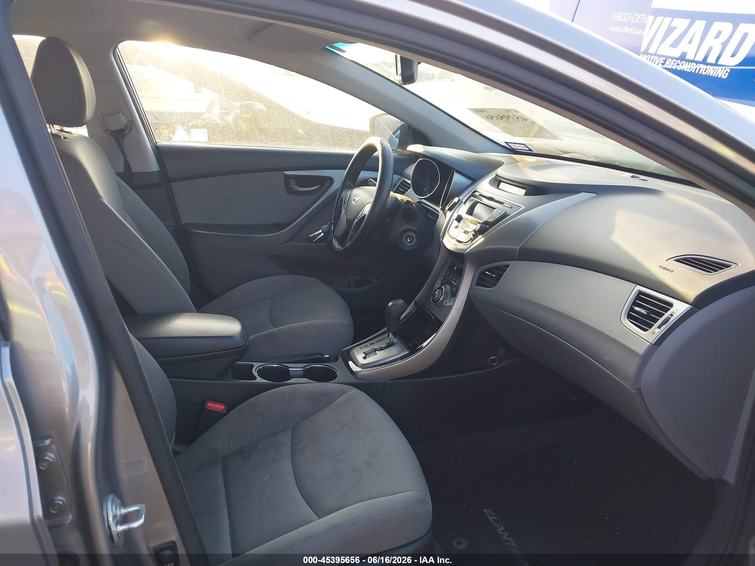 2013 Hyundai Elantra Gls Silver vin: KMHDH4AE8DU735637