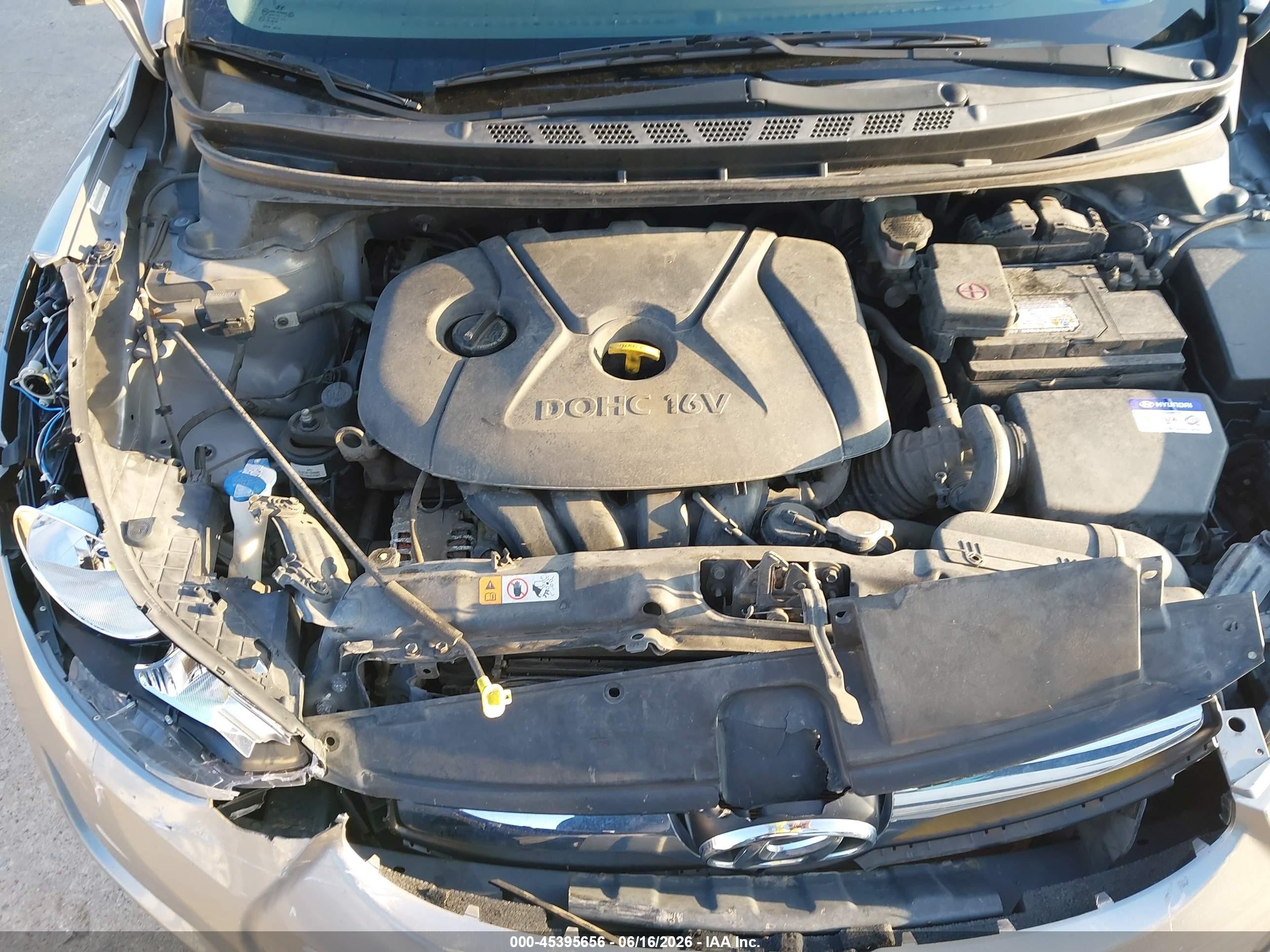2013 Hyundai Elantra Gls Silver vin: KMHDH4AE8DU735637