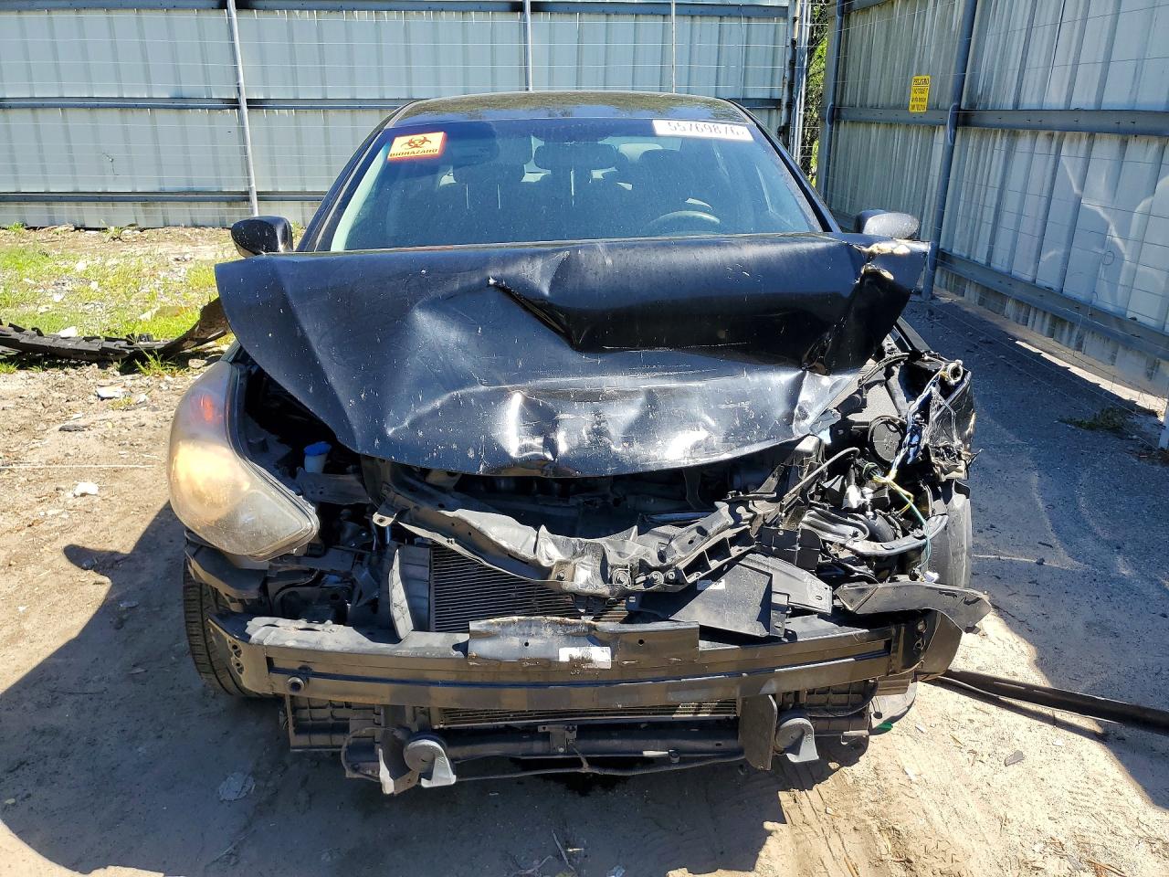 2013 Hyundai Elantra Gls Black vin: KMHDH4AE8DU744113