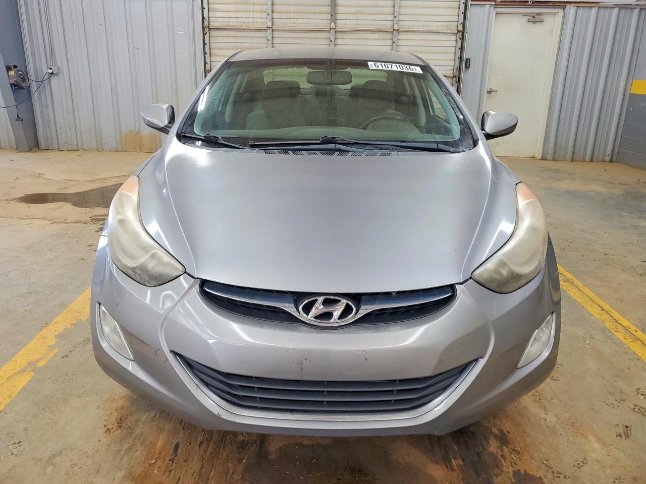2013 Hyundai Elantra Gls Gray vin: KMHDH4AE8DU750686