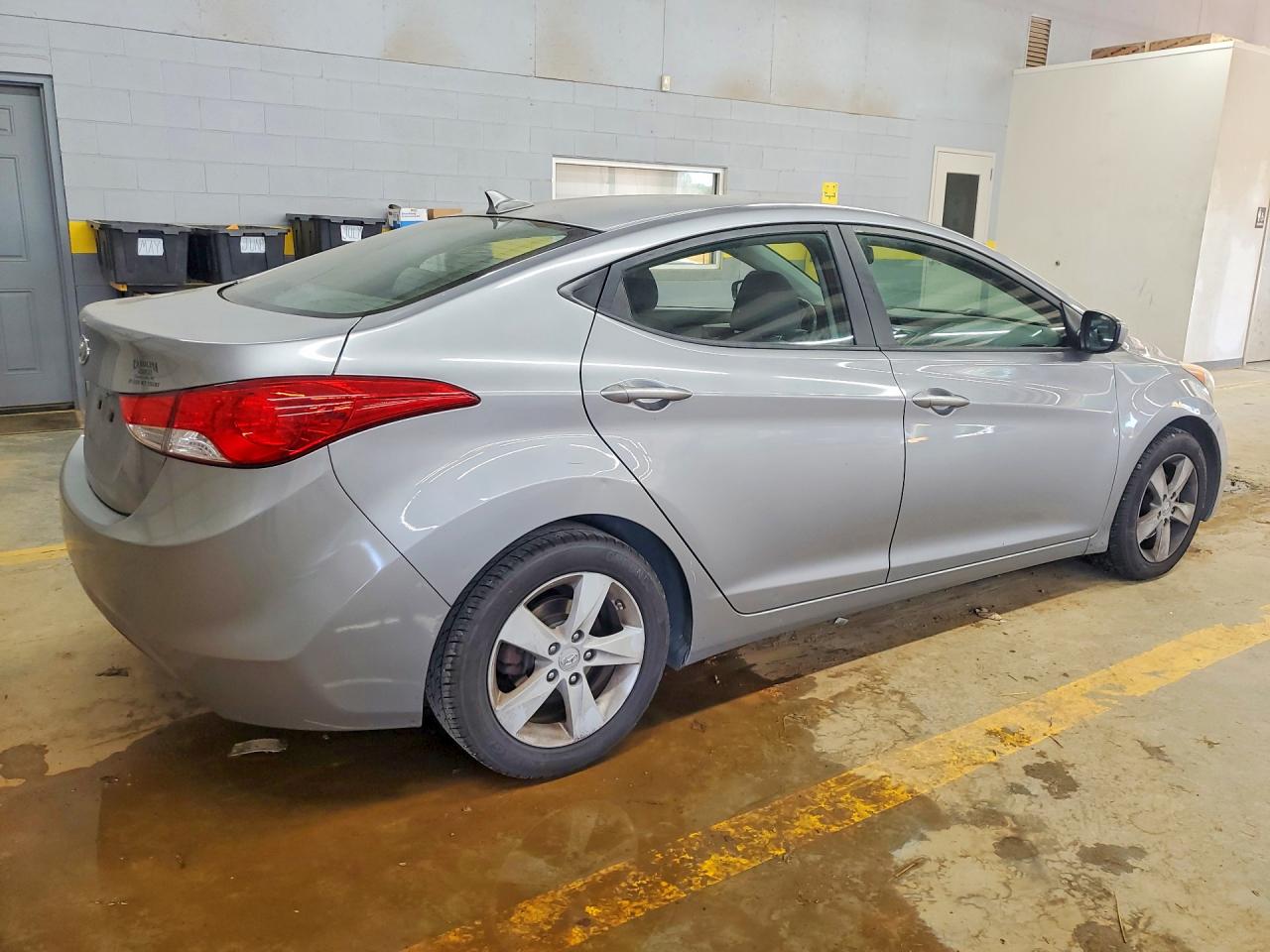 2013 Hyundai Elantra Gls Gray vin: KMHDH4AE8DU750686