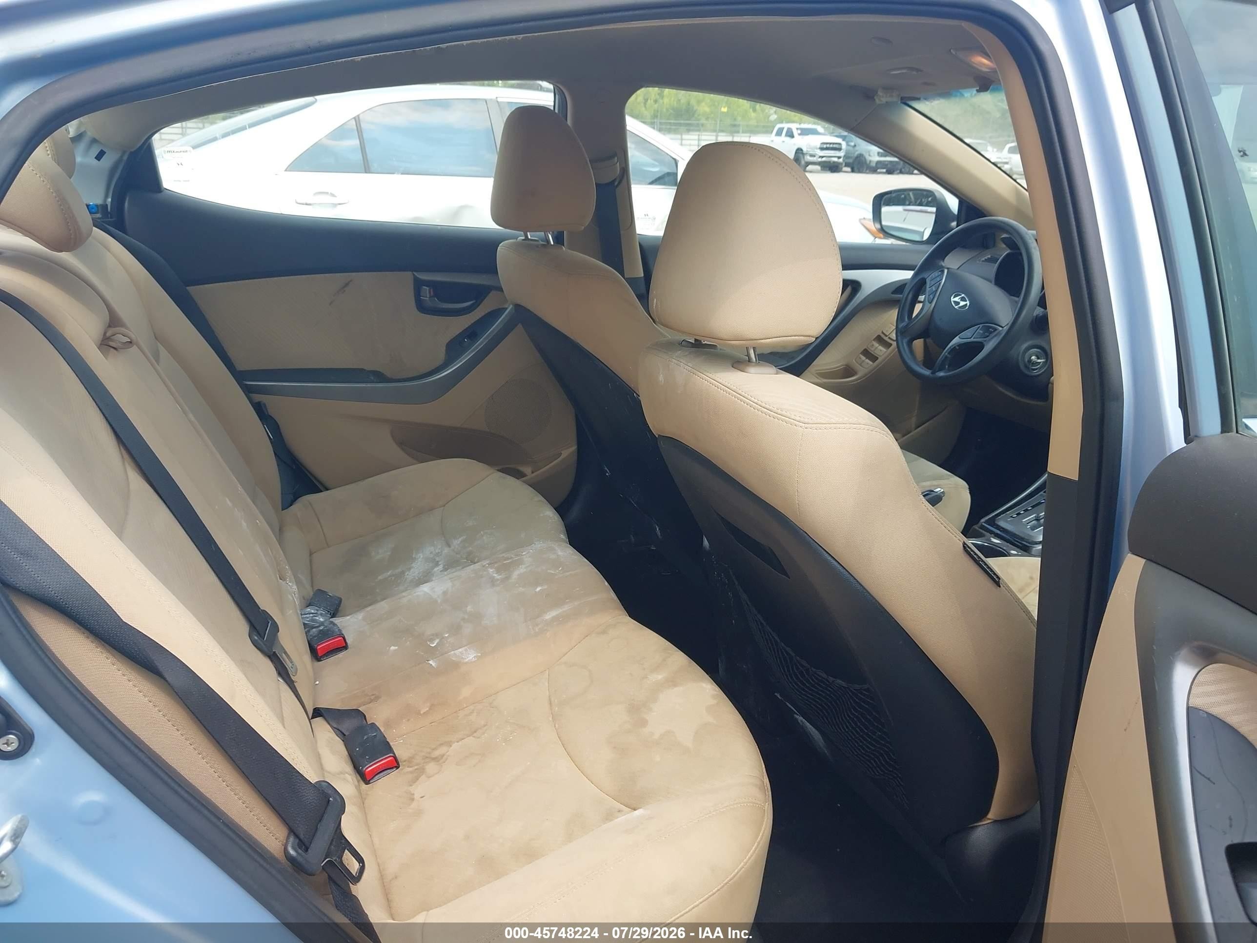 2013 Hyundai Elantra Gls Blue vin: KMHDH4AE8DU755757
