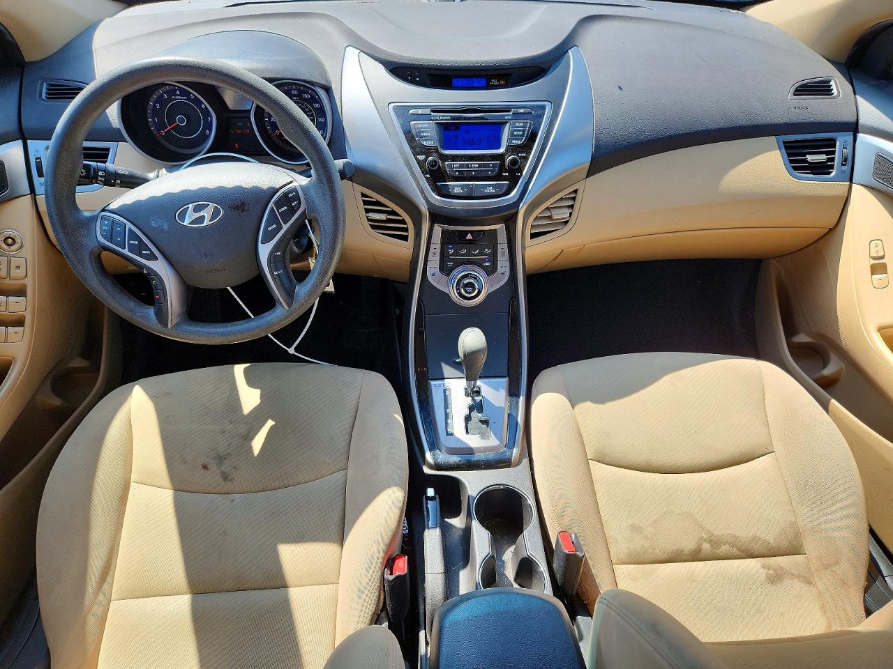2013 Hyundai Elantra Gls Brown vin: KMHDH4AE8DU776673