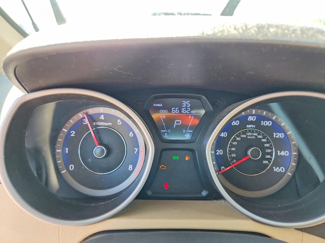 2013 Hyundai Elantra Gls Brown vin: KMHDH4AE8DU776673
