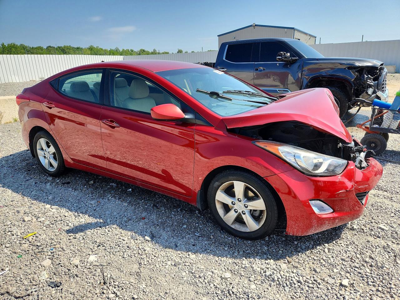 2013 Hyundai Elantra Gls Brown vin: KMHDH4AE8DU776673
