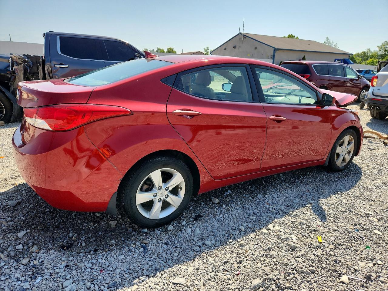 2013 Hyundai Elantra Gls Brown vin: KMHDH4AE8DU776673