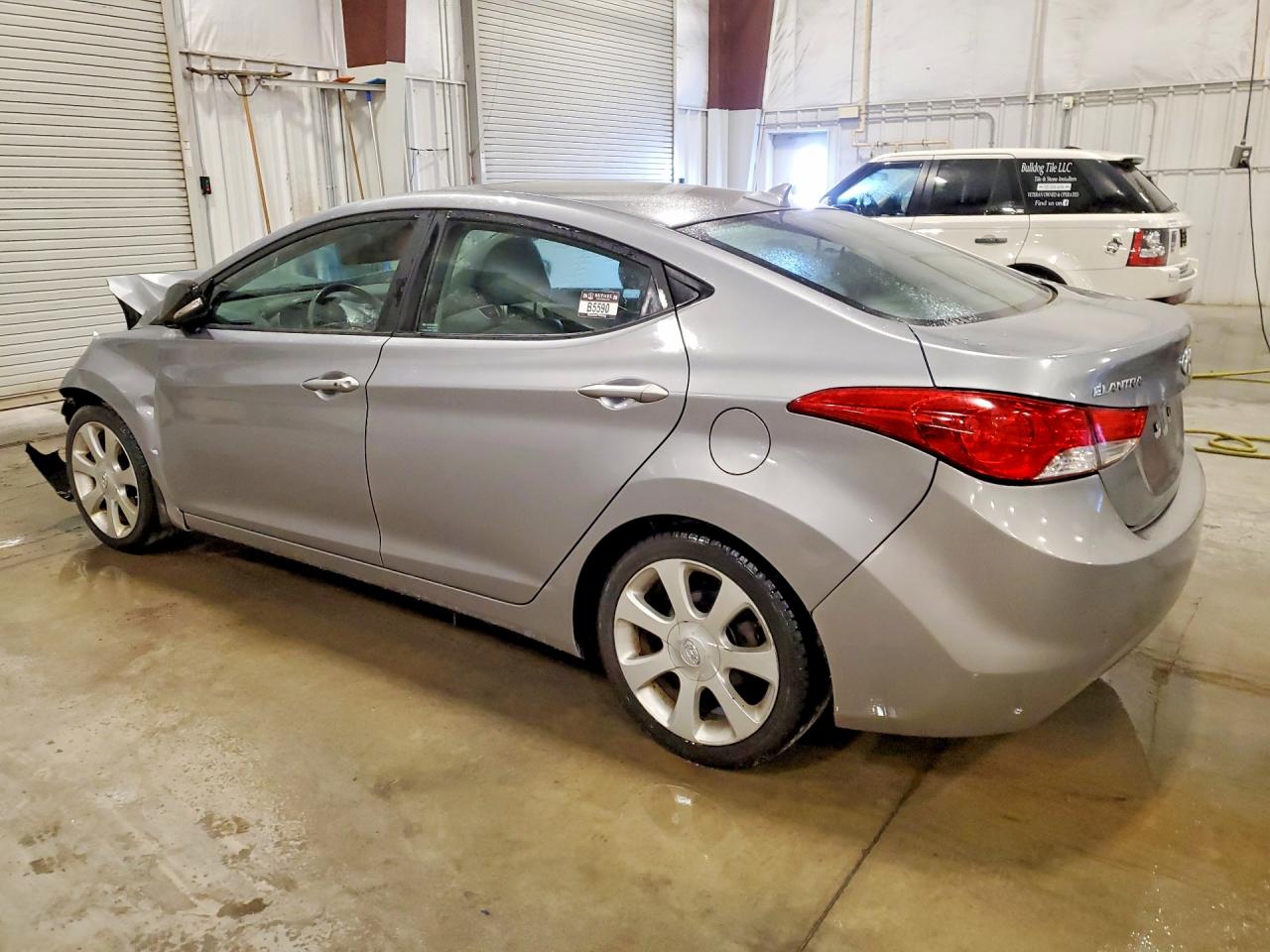 2013 Hyundai Elantra Limited Gray vin: KMHDH4AE8DU776771