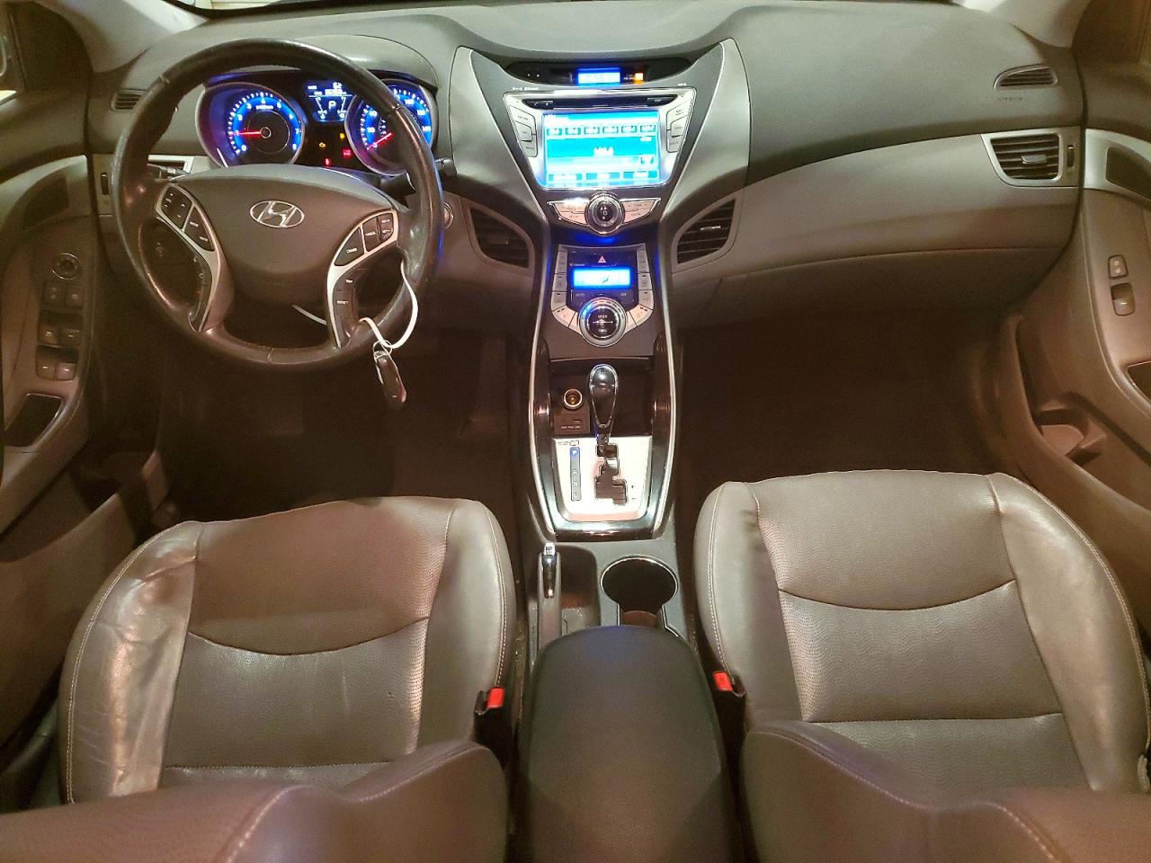 2013 Hyundai Elantra Limited Gray vin: KMHDH4AE8DU776771