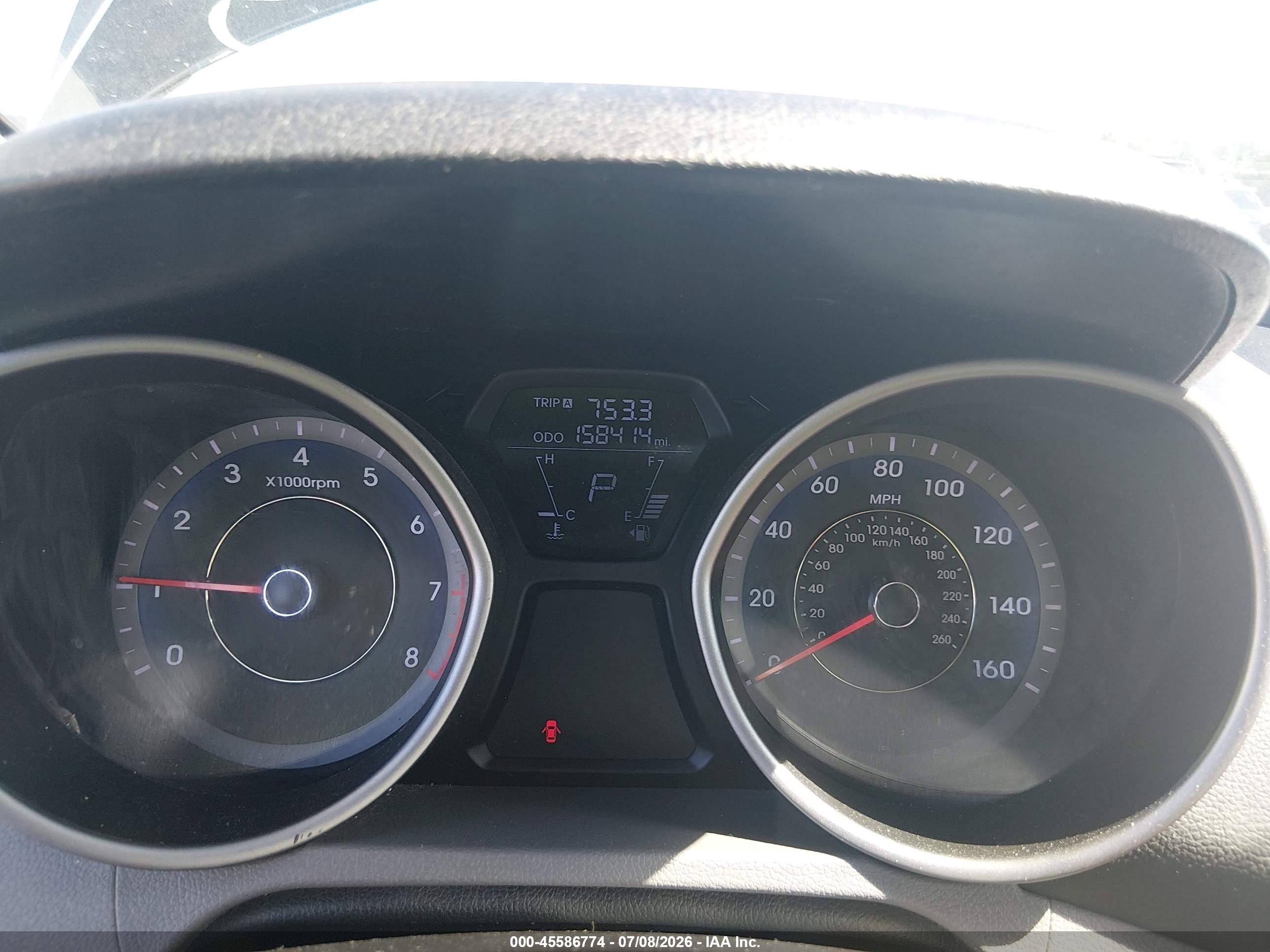 2013 Hyundai Elantra Gls Черный vin: KMHDH4AE8DU794316