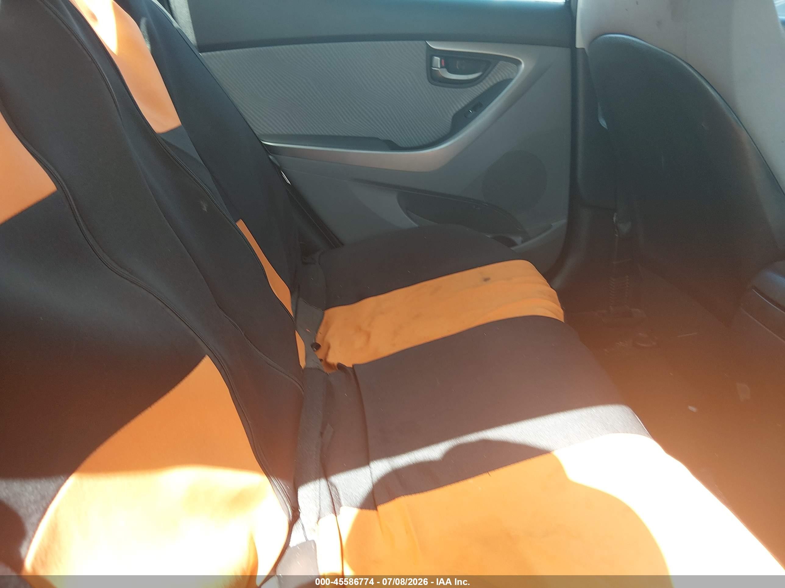2013 Hyundai Elantra Gls Черный vin: KMHDH4AE8DU794316