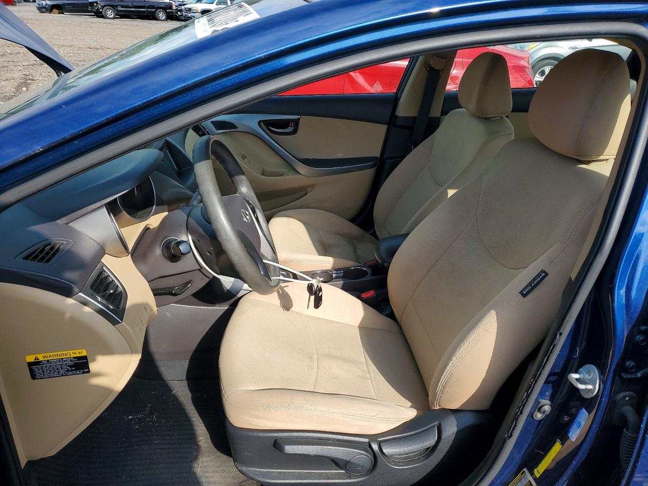 2013 Hyundai Elantra Gls Синий vin: KMHDH4AE8DU821210