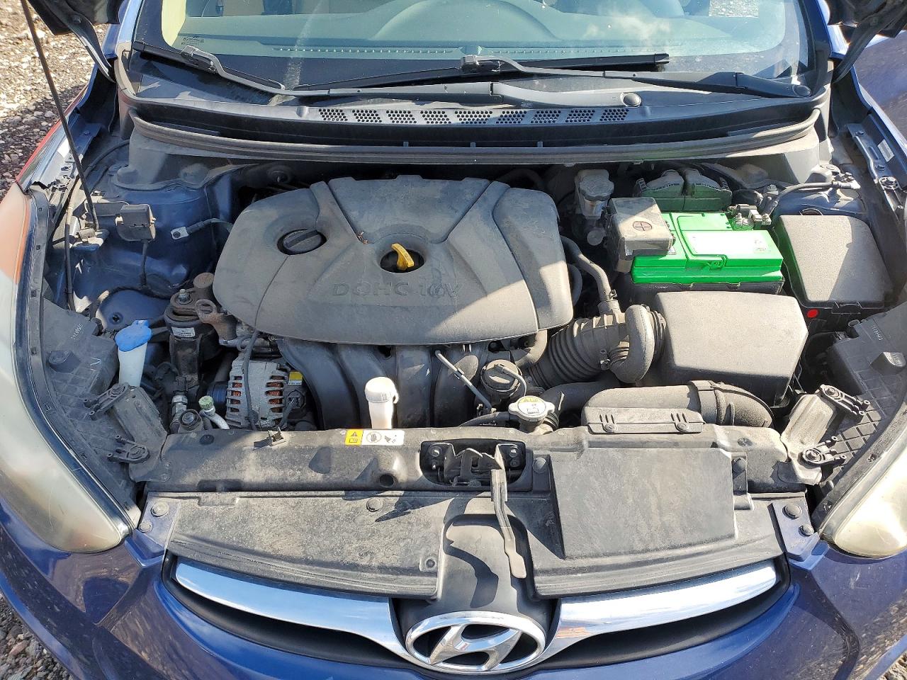 2013 Hyundai Elantra Gls Синий vin: KMHDH4AE8DU821210