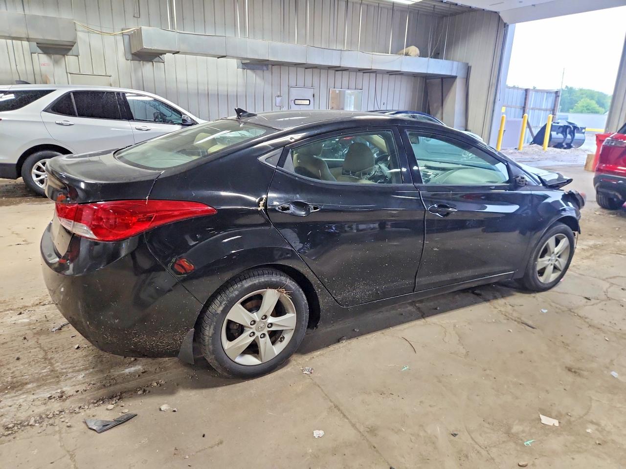 2013 Hyundai Elantra Gls Черный vin: KMHDH4AE8DU845037