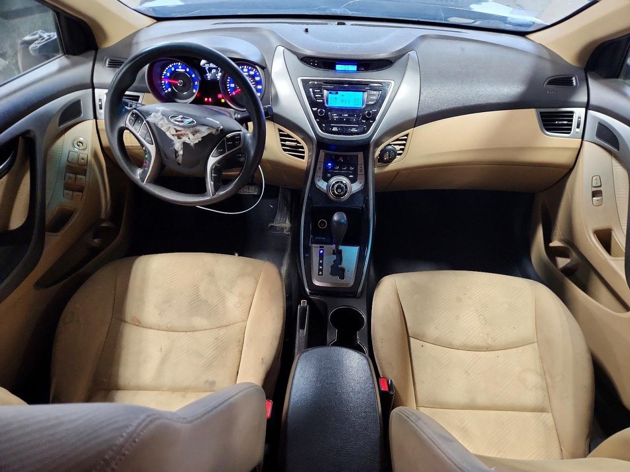 2013 Hyundai Elantra Gls Черный vin: KMHDH4AE8DU845037