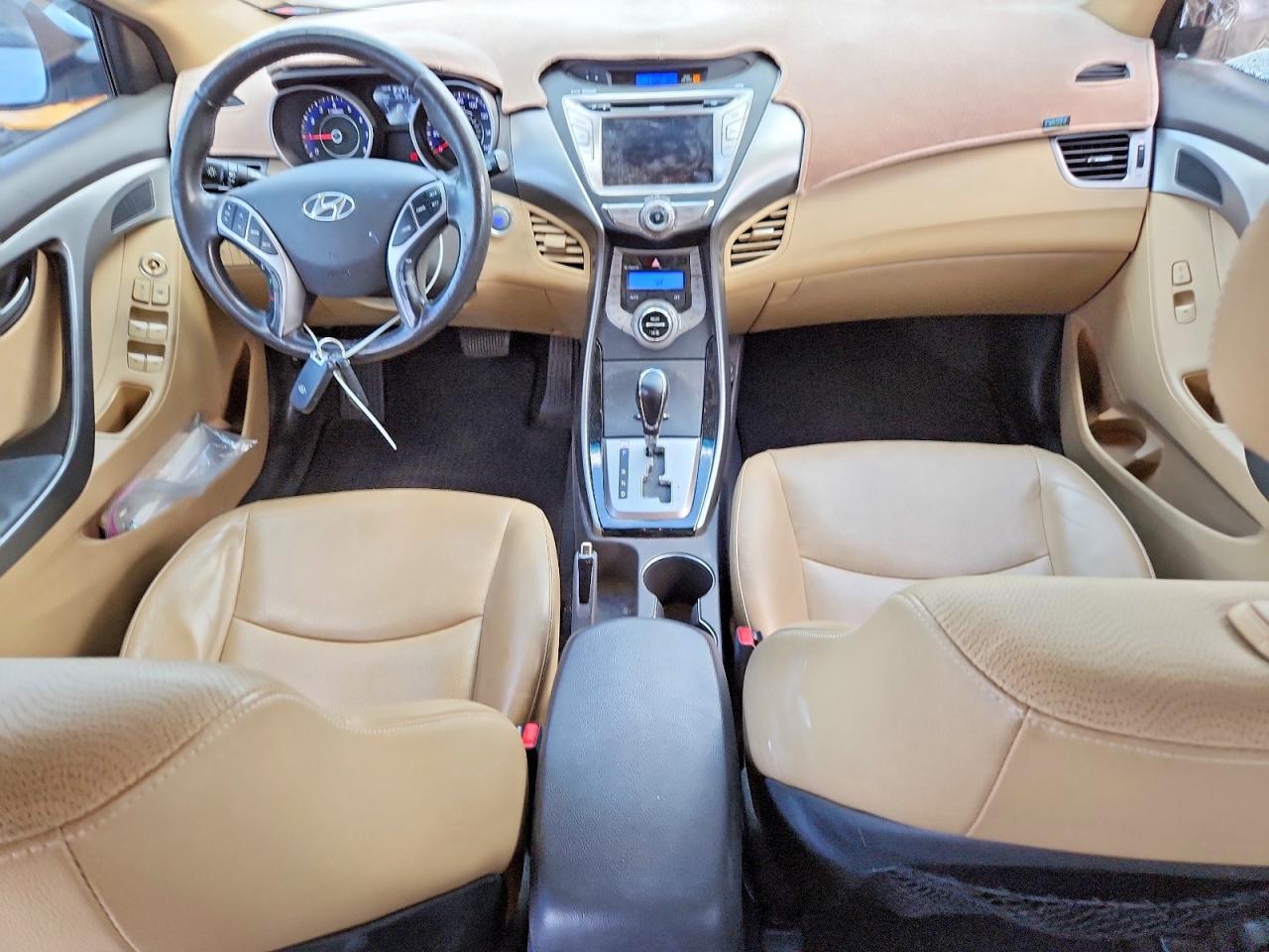 2013 Hyundai Elantra Limited Teal vin: KMHDH4AE8DU846205