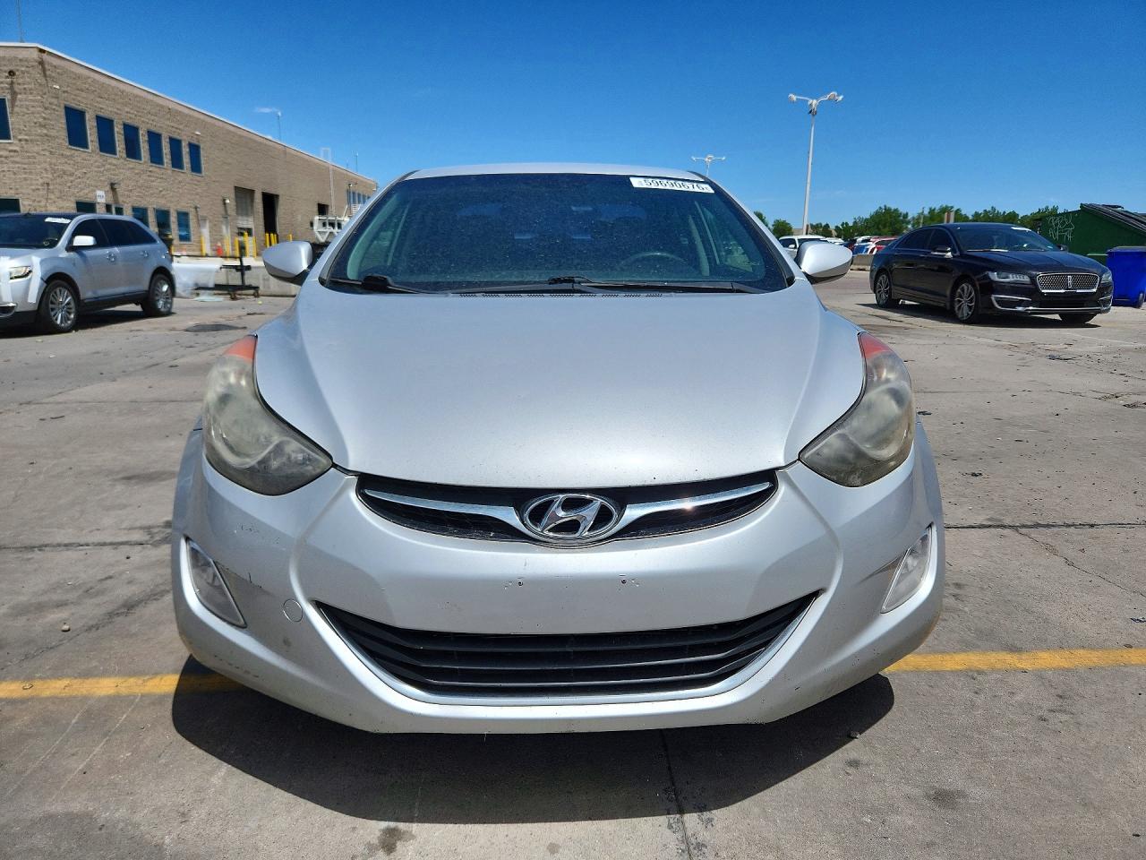 2013 Hyundai Elantra Gls Silver vin: KMHDH4AE8DU853221