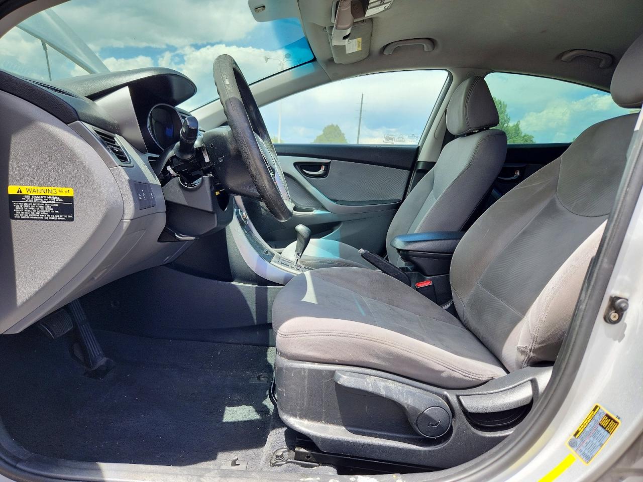 2013 Hyundai Elantra Gls Silver vin: KMHDH4AE8DU853221
