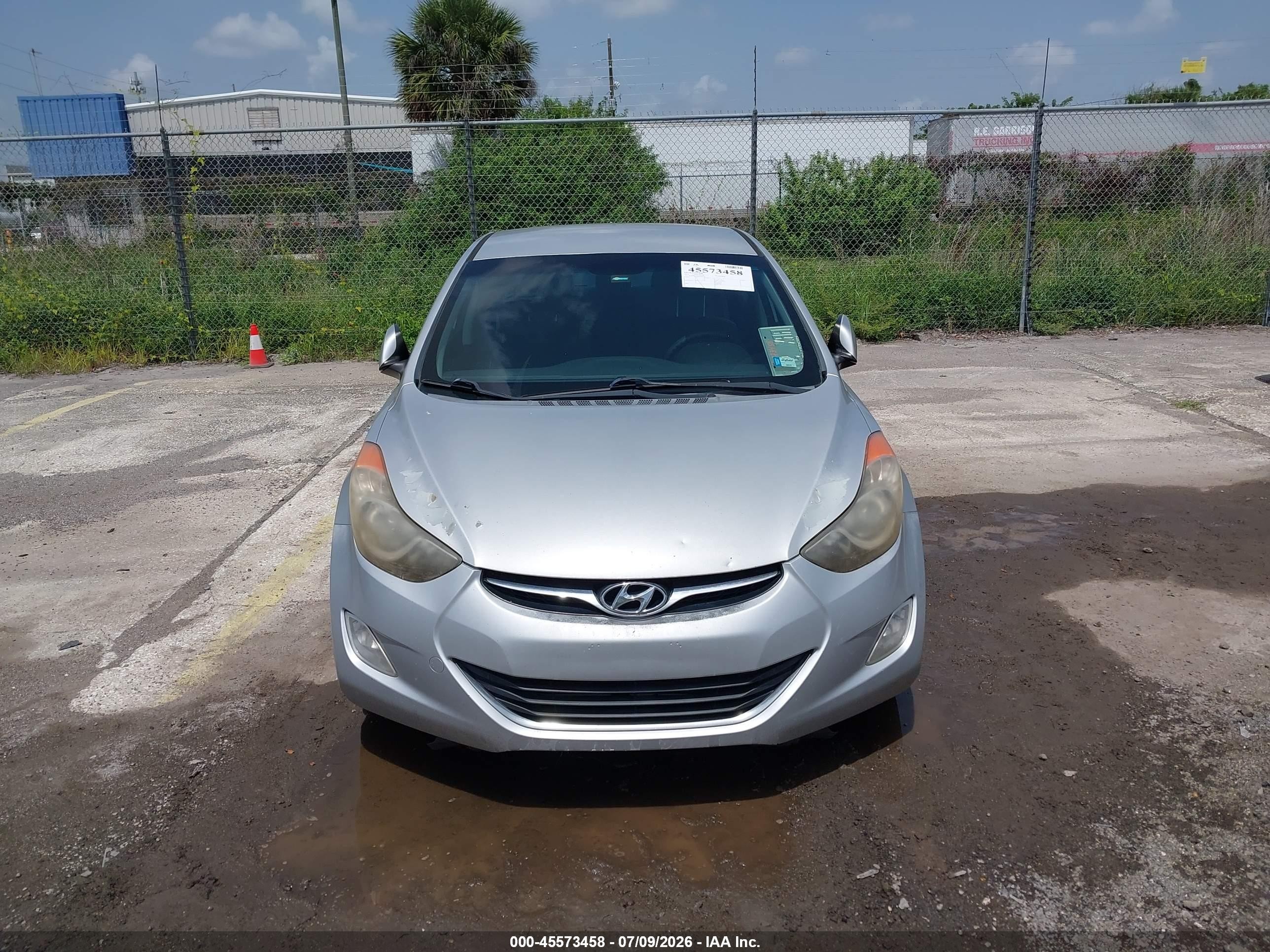2013 Hyundai Elantra Gls Серебряный vin: KMHDH4AE8DU854465