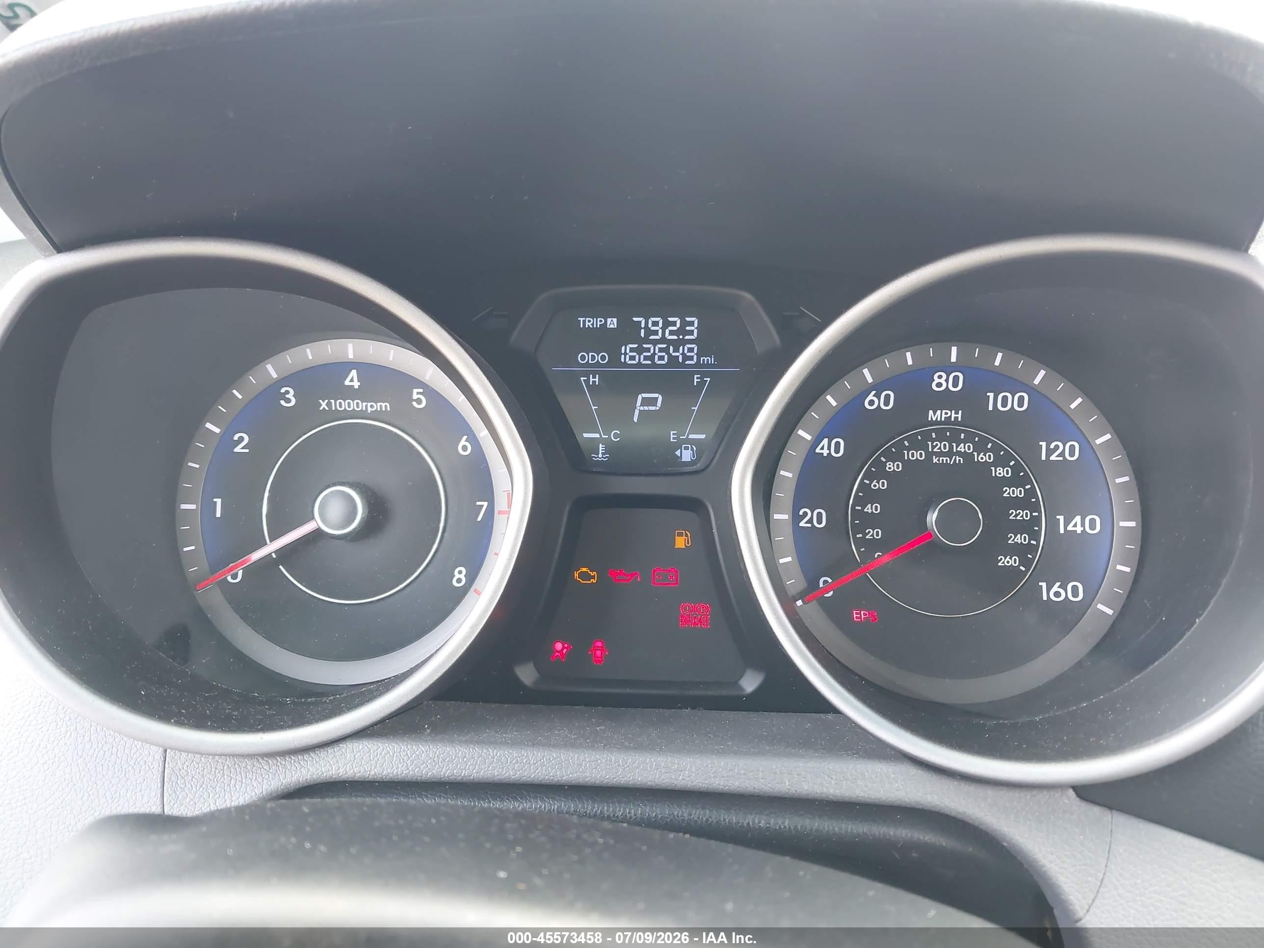 2013 Hyundai Elantra Gls Серебряный vin: KMHDH4AE8DU854465