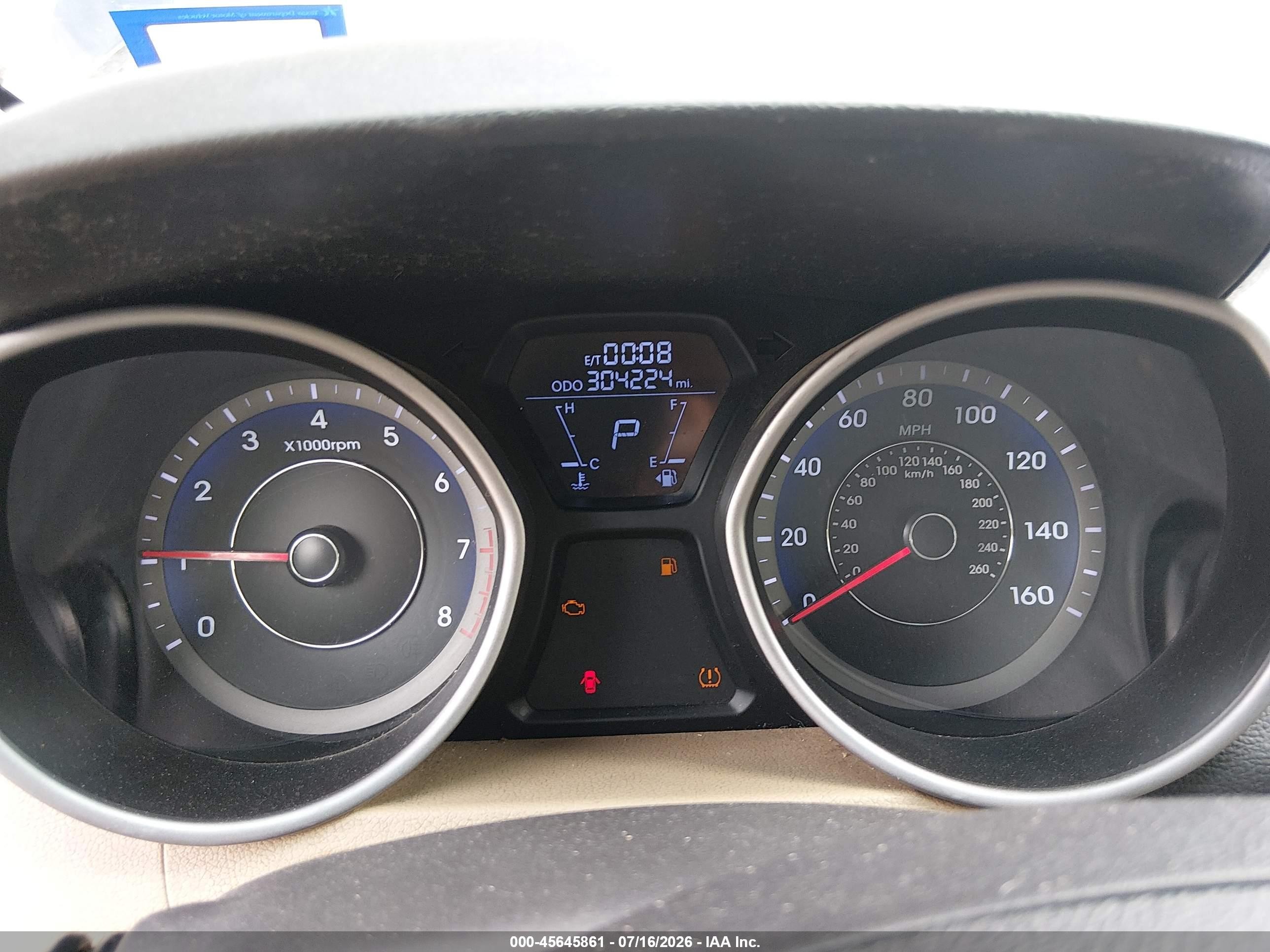 2013 Hyundai Elantra Gls Black vin: KMHDH4AE8DU855888