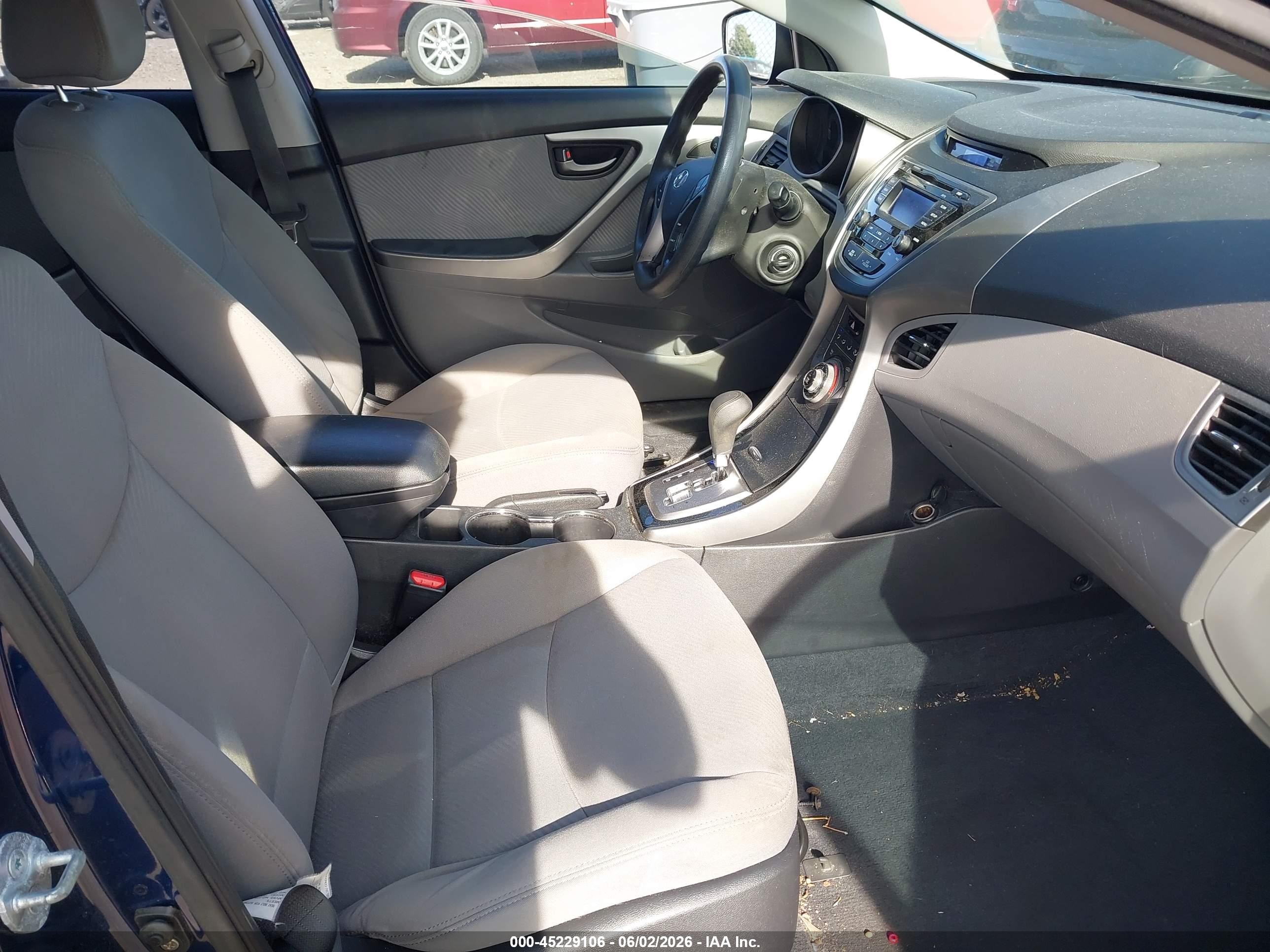 2013 Hyundai Elantra Gls Blue vin: KMHDH4AE8DU874893