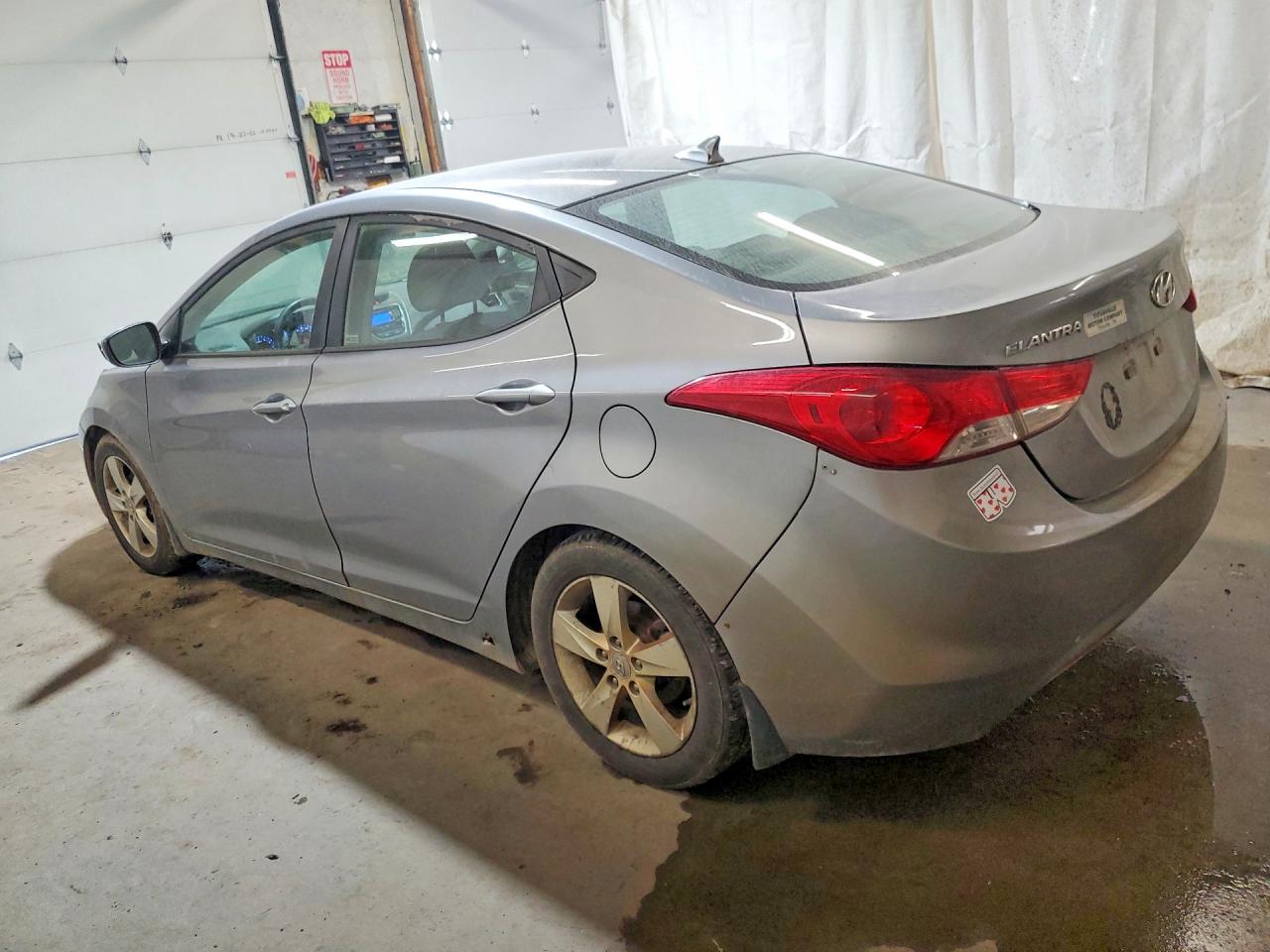 2013 Hyundai Elantra Gls Silver vin: KMHDH4AE8DU888647