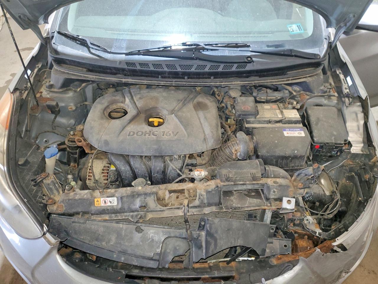 2013 Hyundai Elantra Gls Silver vin: KMHDH4AE8DU888647