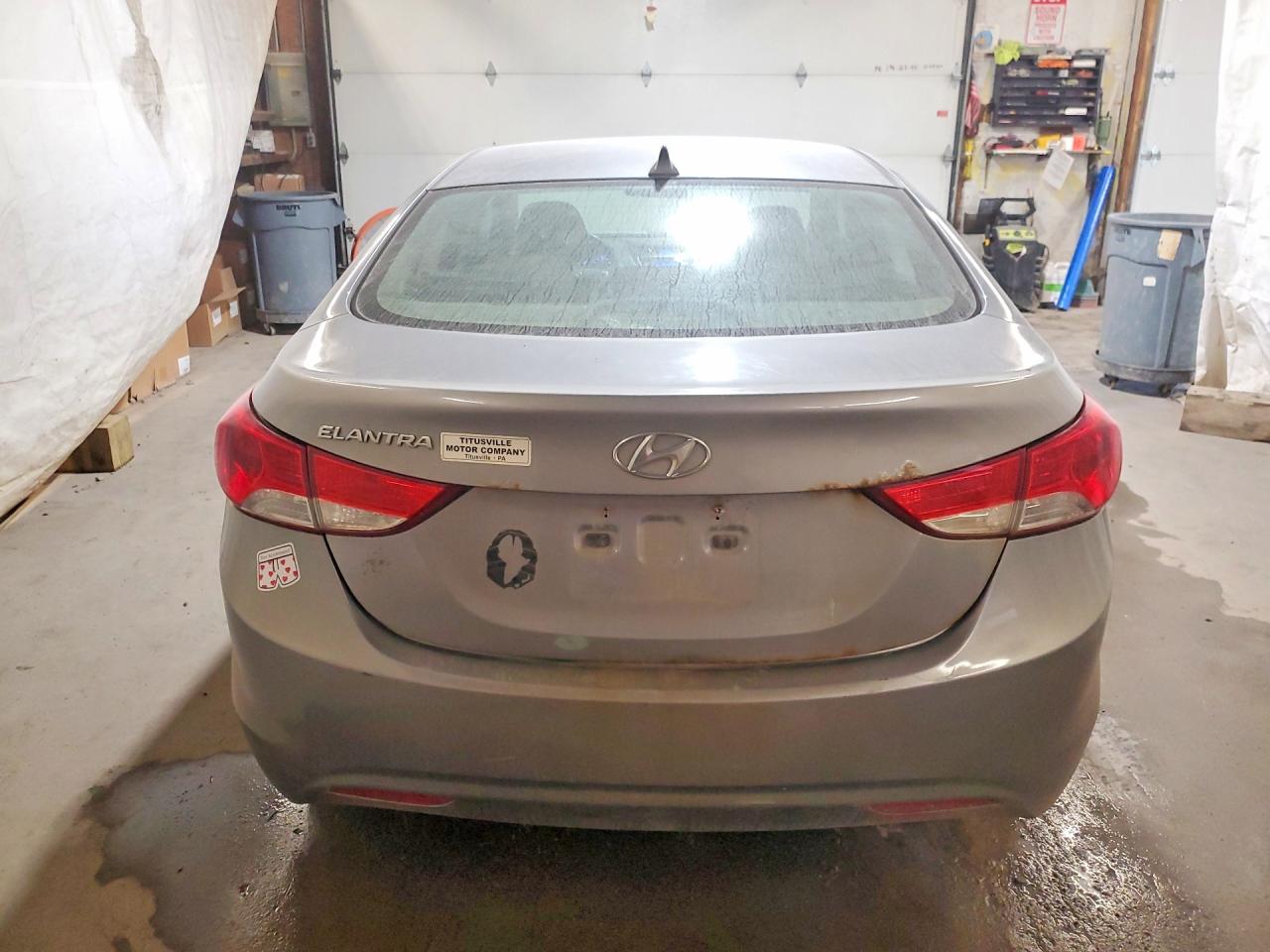 2013 Hyundai Elantra Gls Silver vin: KMHDH4AE8DU888647