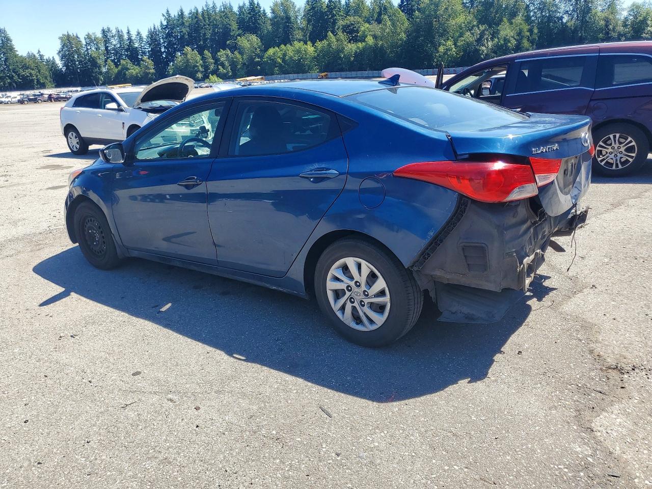 2013 Hyundai Elantra Gls Blue vin: KMHDH4AE8DU951746