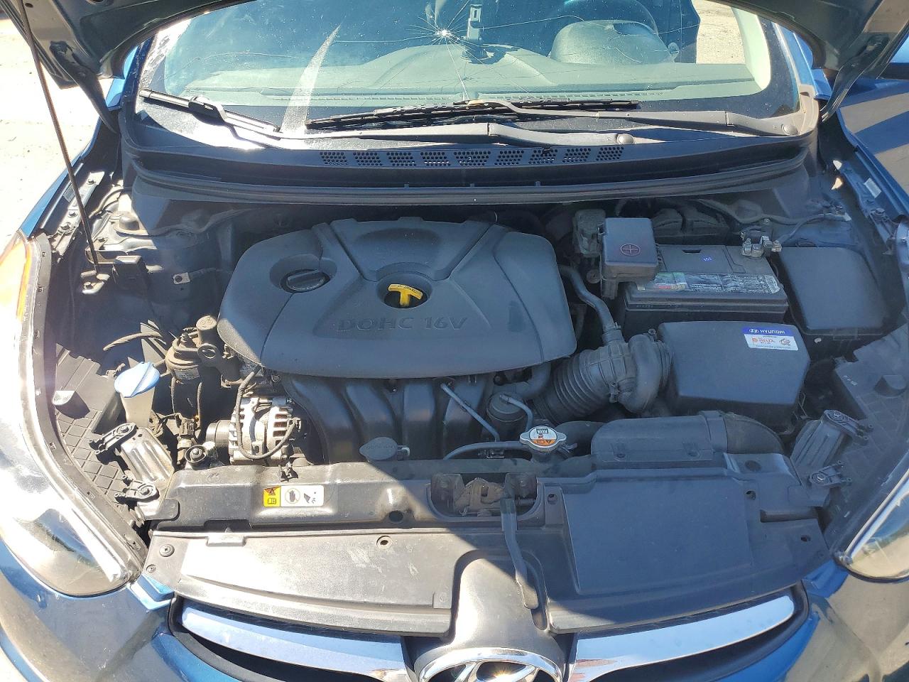 2013 Hyundai Elantra Gls Blue vin: KMHDH4AE8DU951746