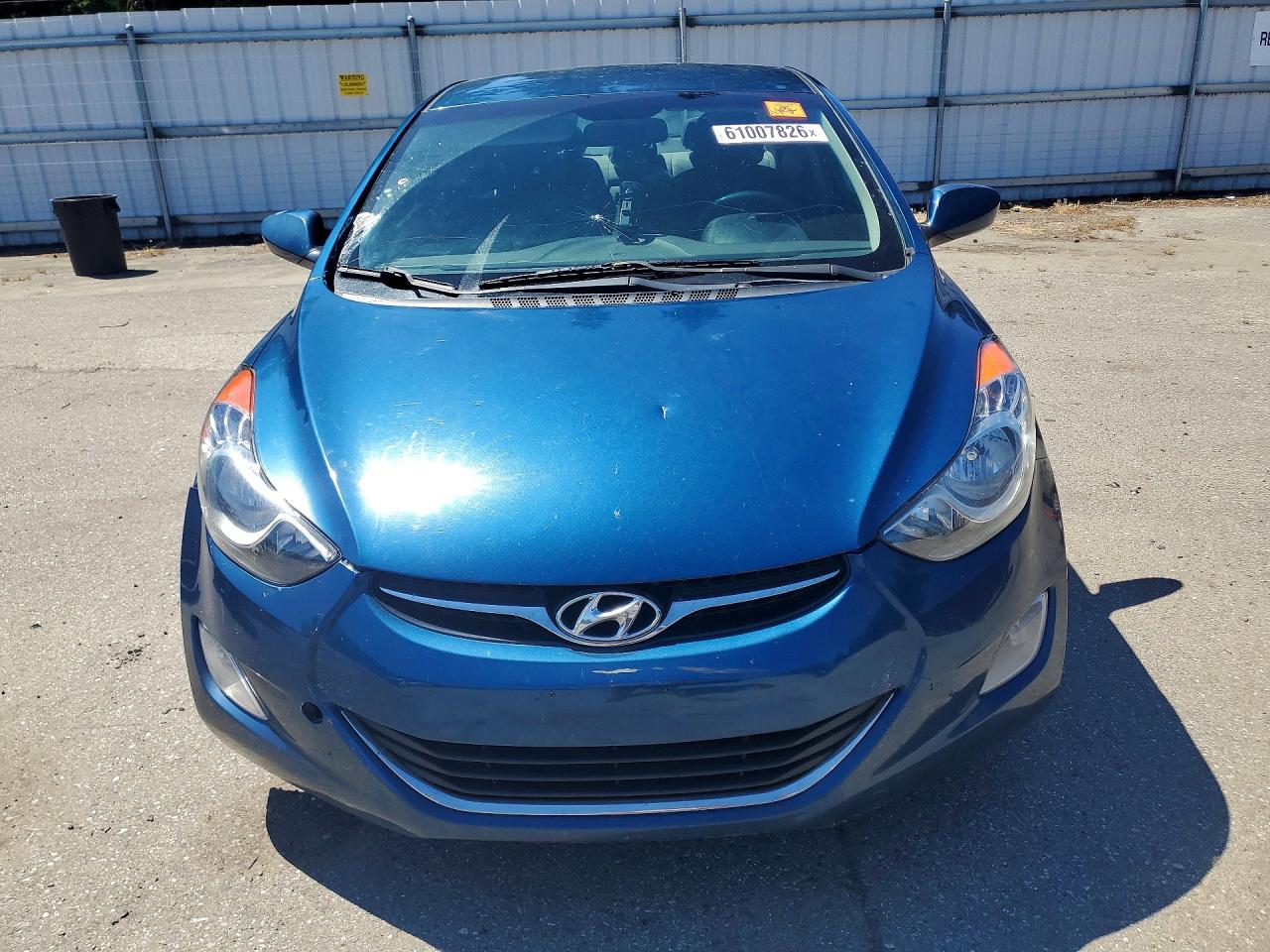 2013 Hyundai Elantra Gls Blue vin: KMHDH4AE8DU951746