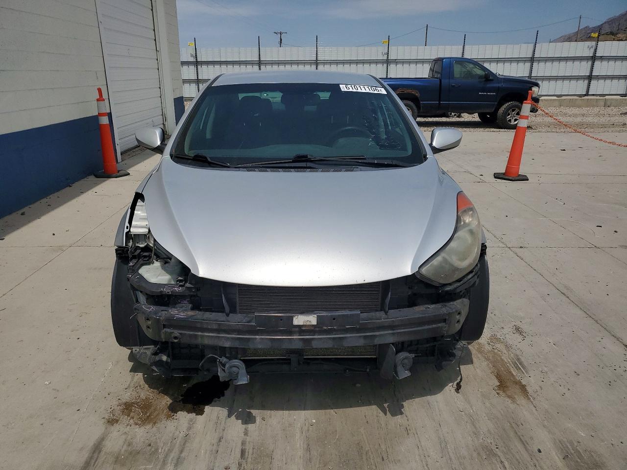 2013 Hyundai Elantra Gls Silver vin: KMHDH4AE8DU955845