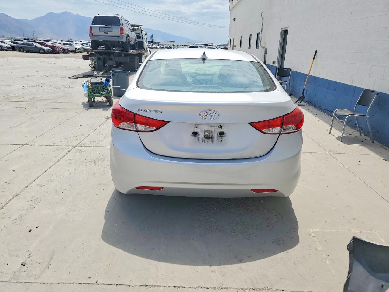 2013 Hyundai Elantra Gls Silver vin: KMHDH4AE8DU955845