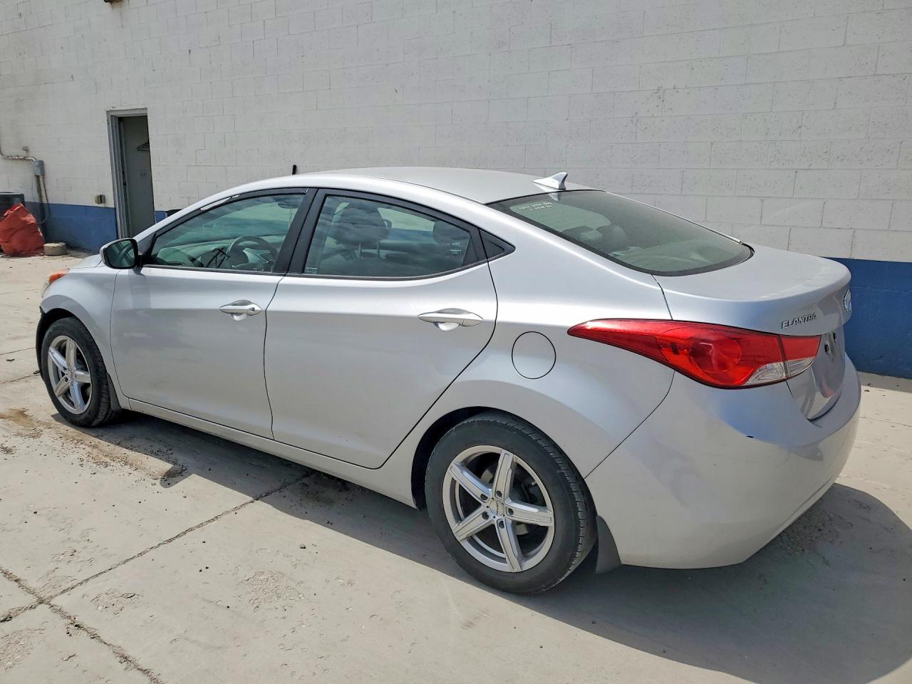 2013 Hyundai Elantra Gls Silver vin: KMHDH4AE8DU955845