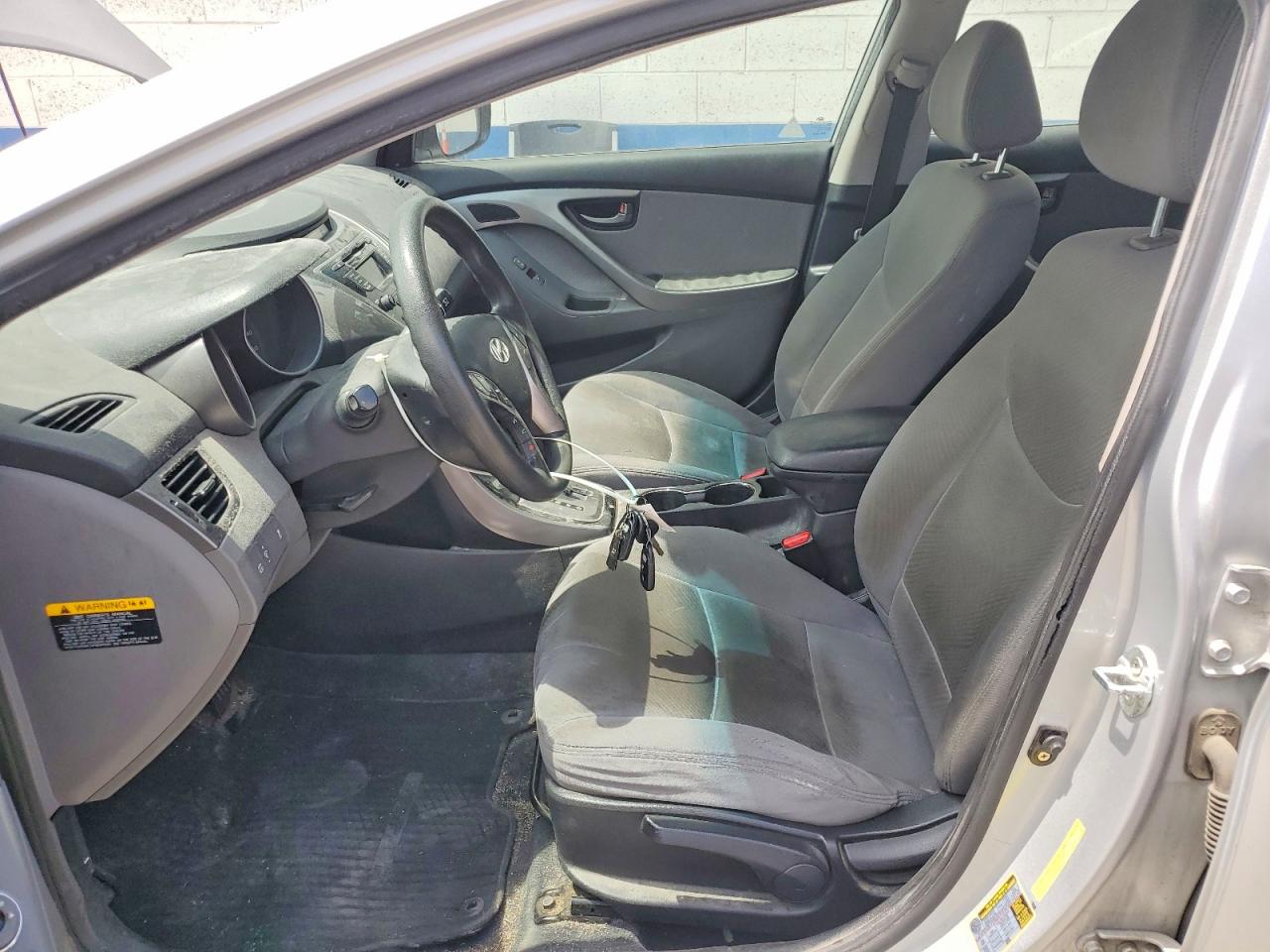 2013 Hyundai Elantra Gls Silver vin: KMHDH4AE8DU955845