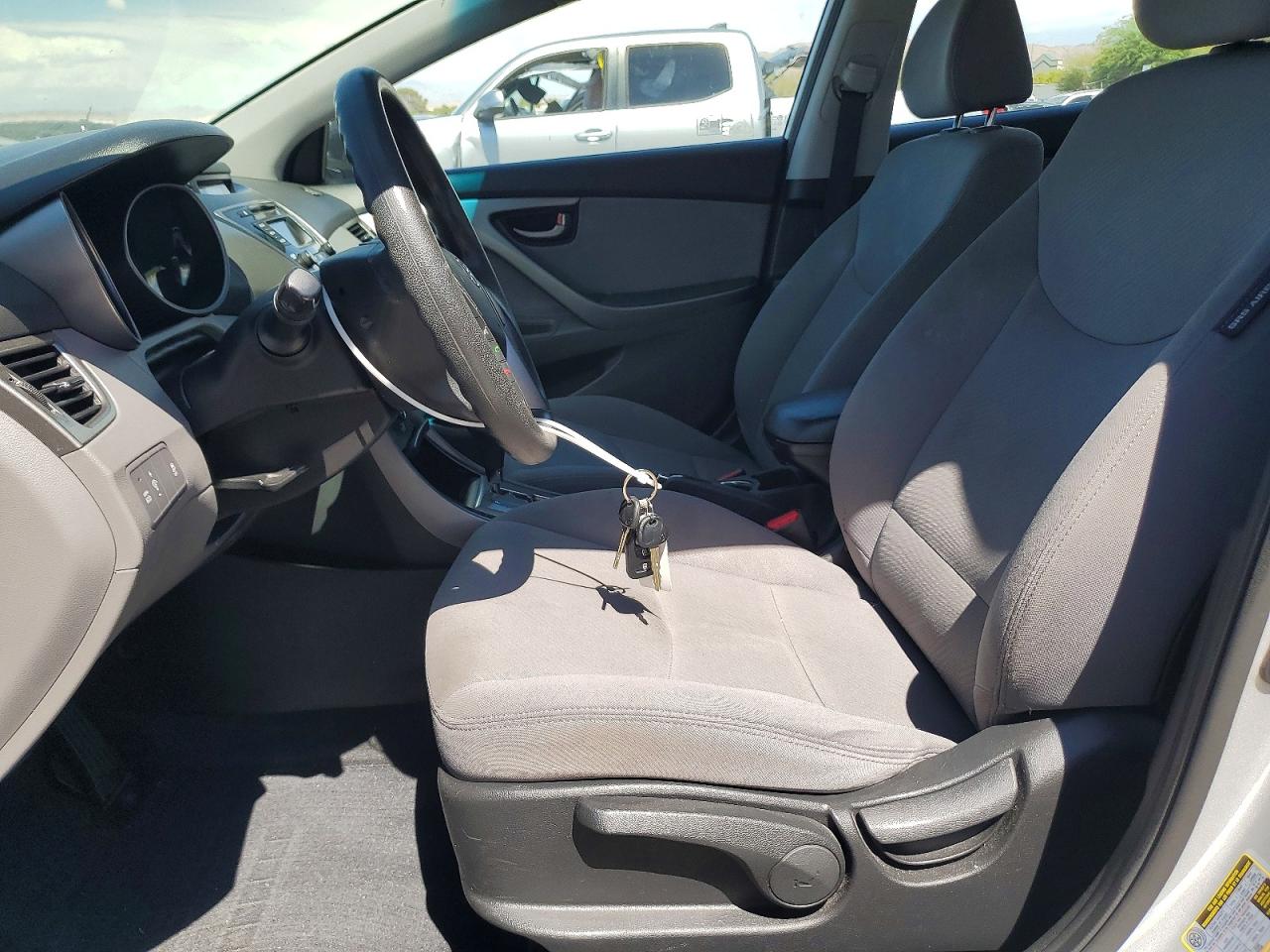 2013 Hyundai Elantra Gls Silver vin: KMHDH4AE8DU967056