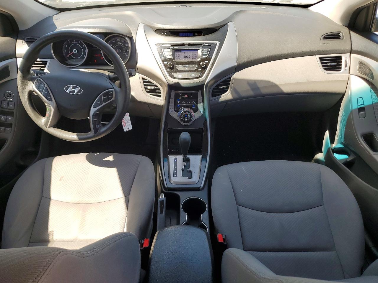 2013 Hyundai Elantra Gls Silver vin: KMHDH4AE8DU967056