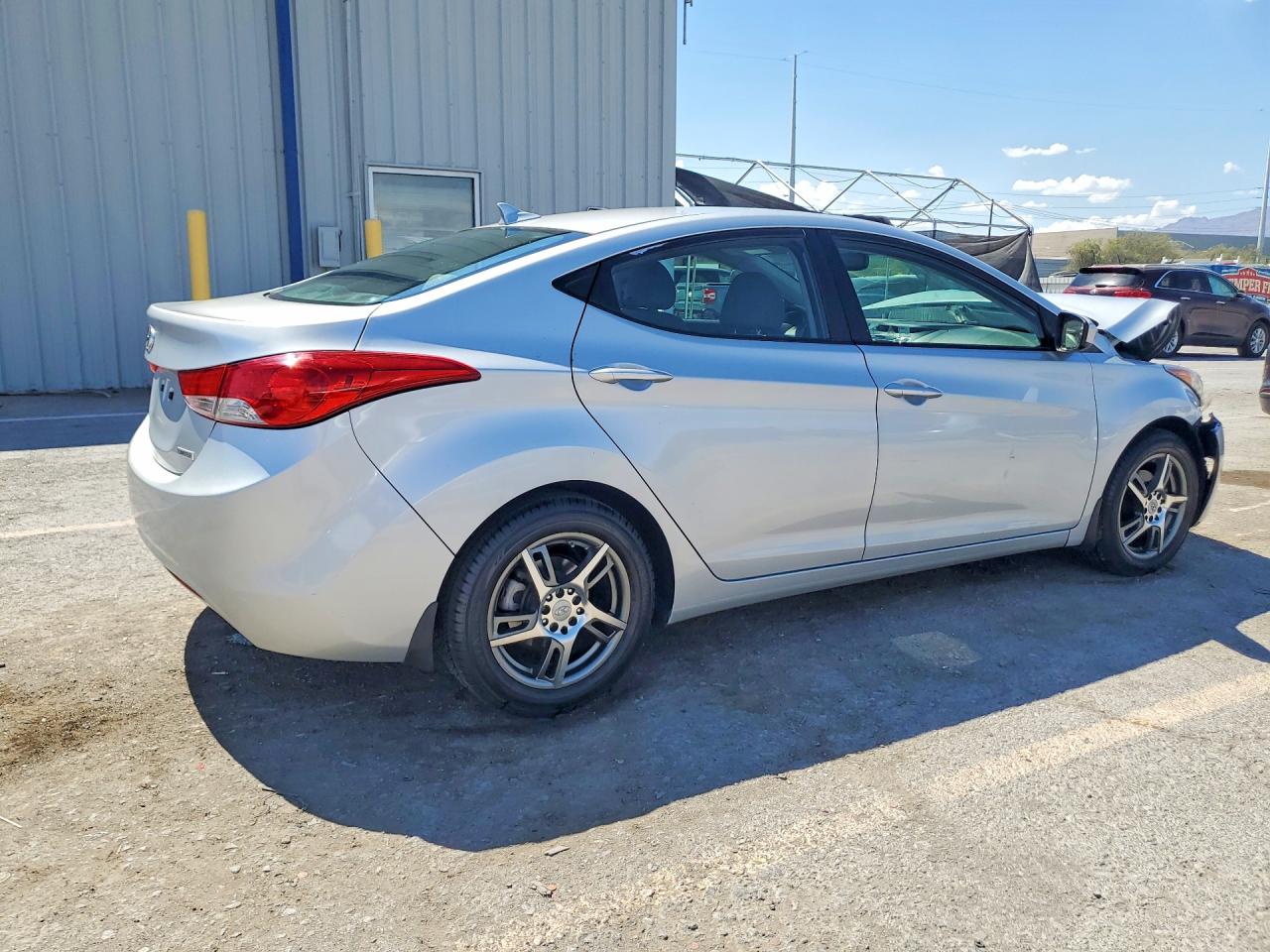 2013 Hyundai Elantra Gls Silver vin: KMHDH4AE8DU967056