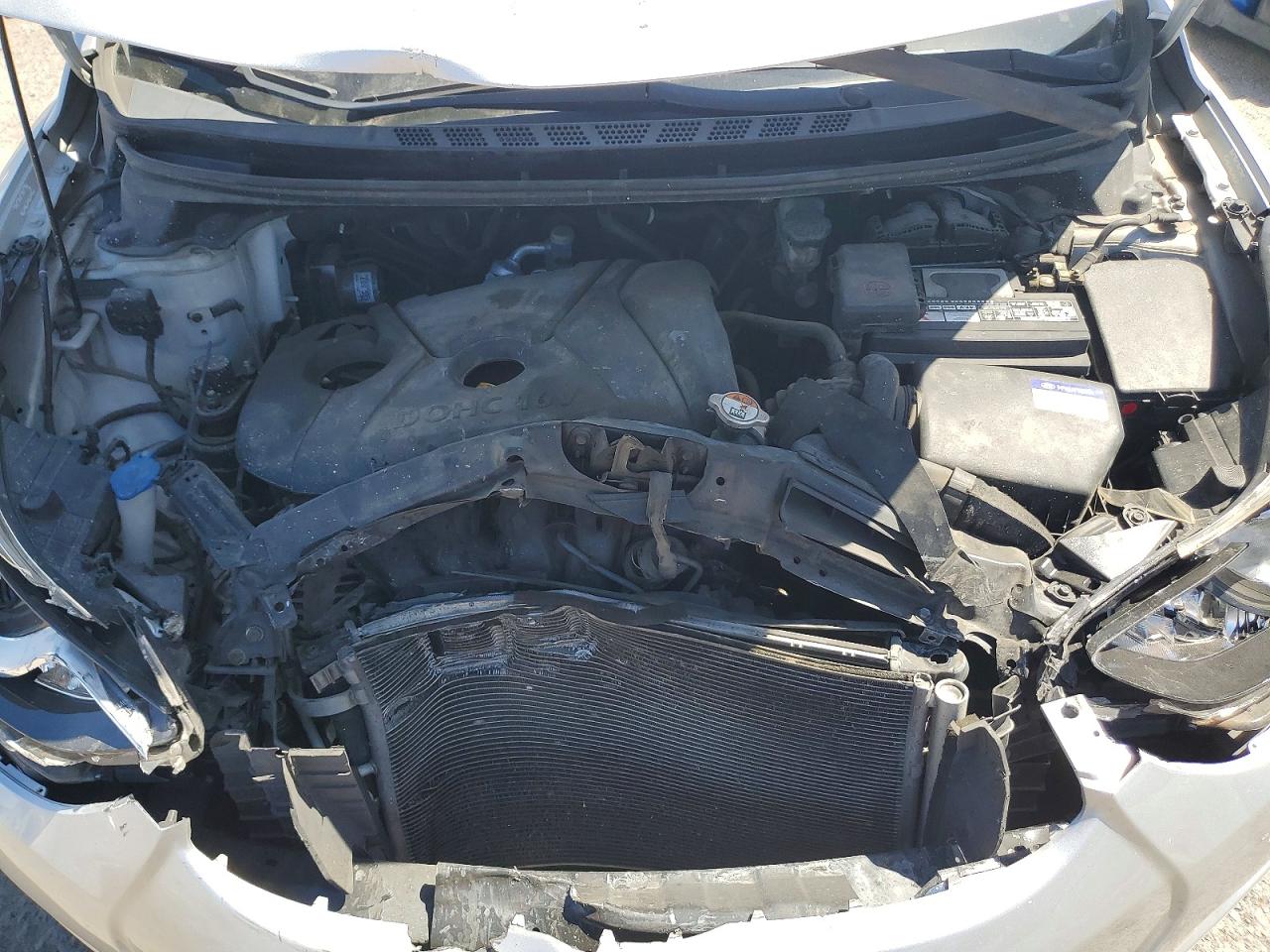 2013 Hyundai Elantra Gls Silver vin: KMHDH4AE8DU967056