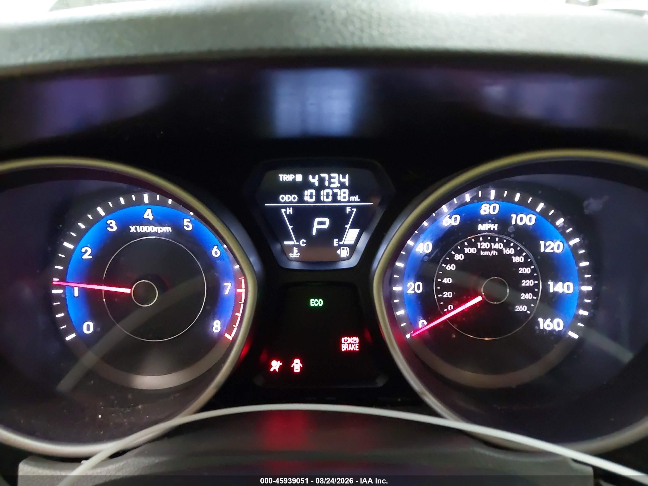 2013 Hyundai Elantra Gls Silver vin: KMHDH4AE8DU976663
