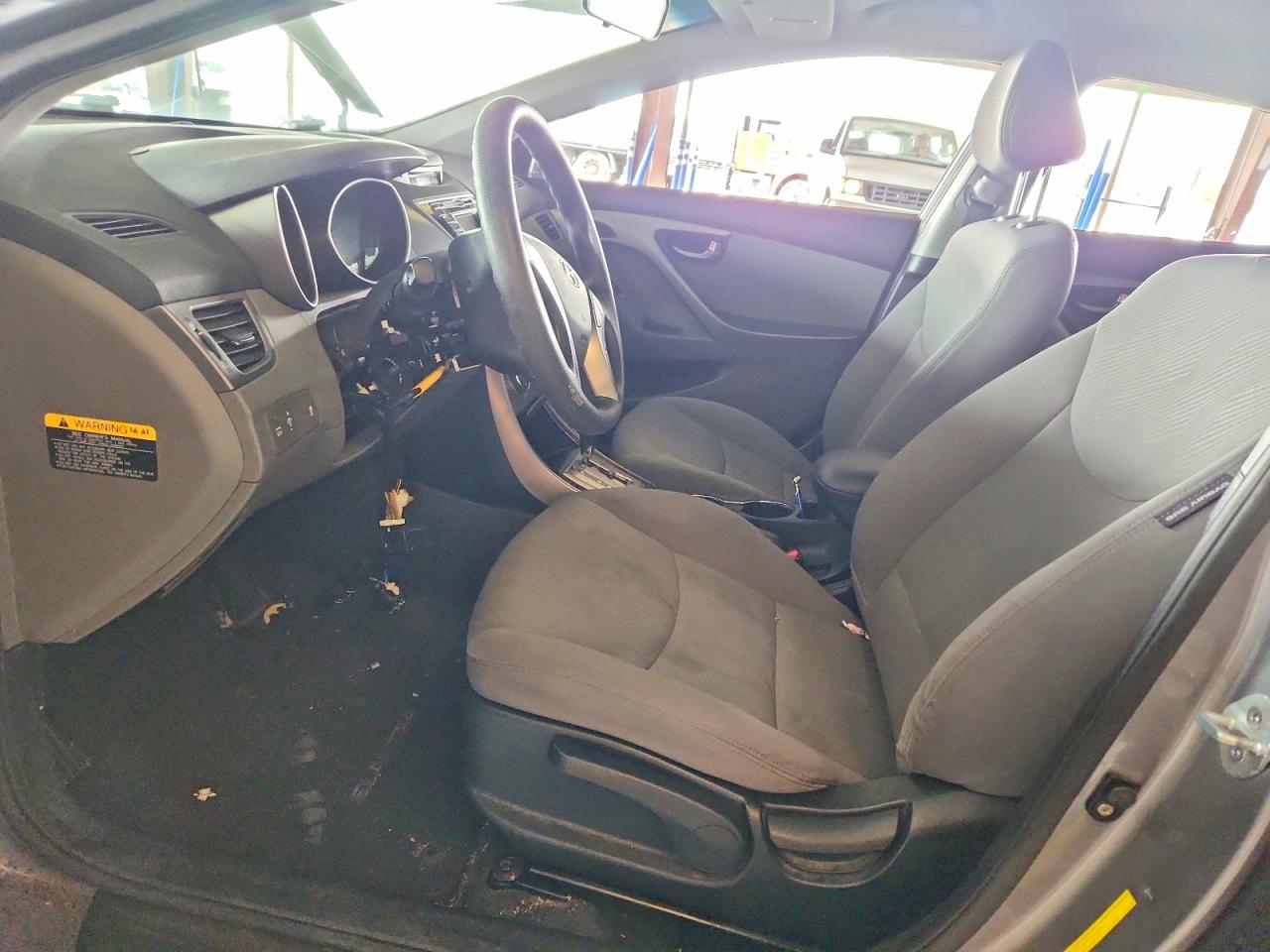 2013 Hyundai Elantra Gls Gray vin: KMHDH4AE8DU977568