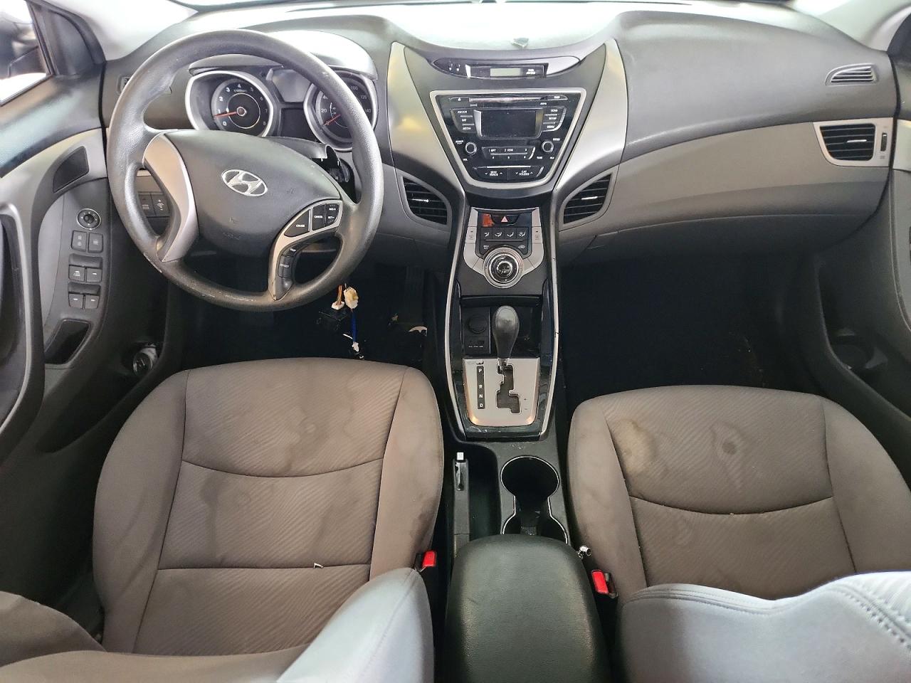 2013 Hyundai Elantra Gls Gray vin: KMHDH4AE8DU977568