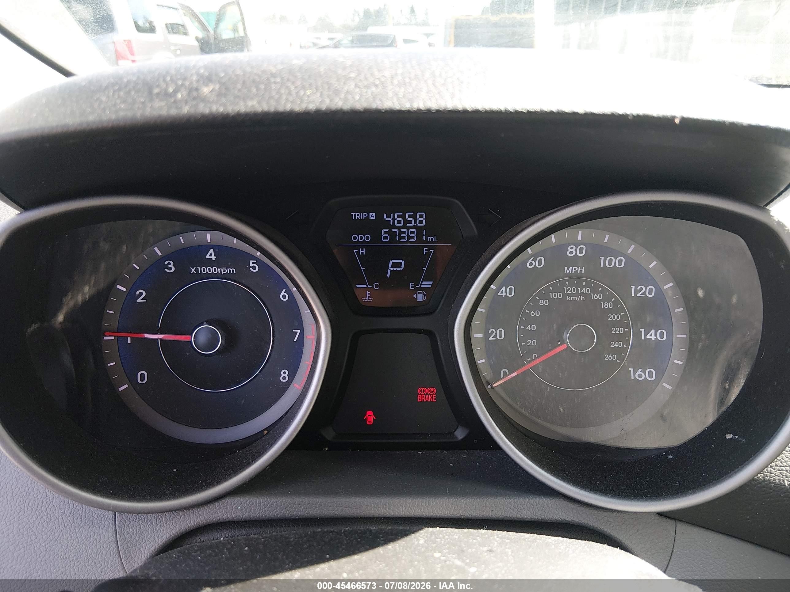 2013 Hyundai Elantra Gls Silver vin: KMHDH4AE8DU992555
