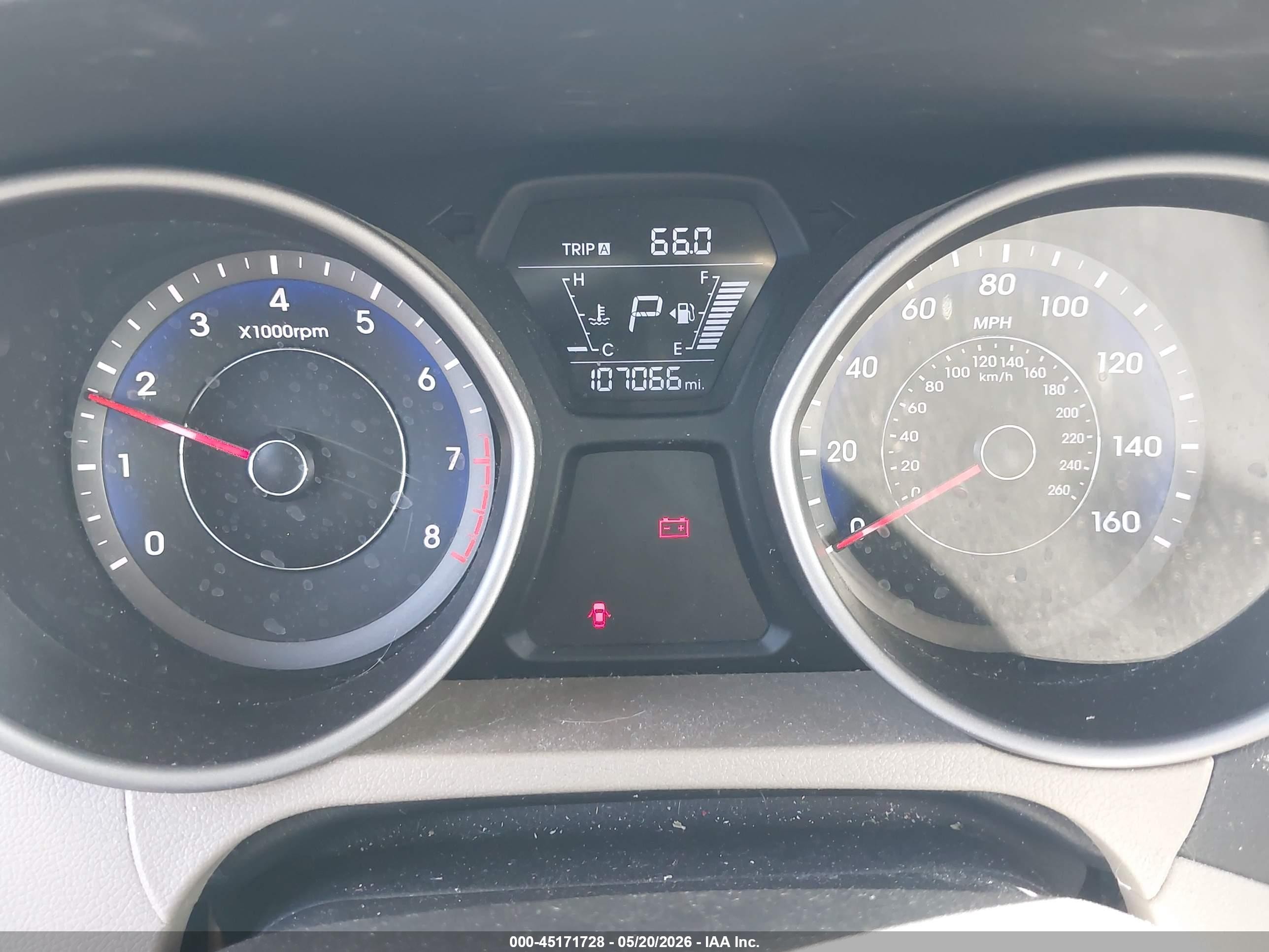 2014 Hyundai Elantra Se Blue vin: KMHDH4AE8EU056386