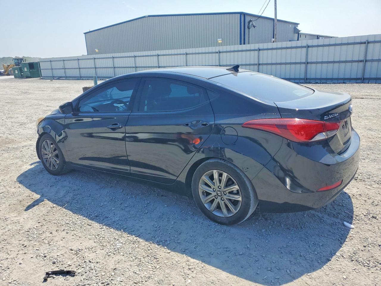 2014 Hyundai Elantra Se Black vin: KMHDH4AE8EU062320