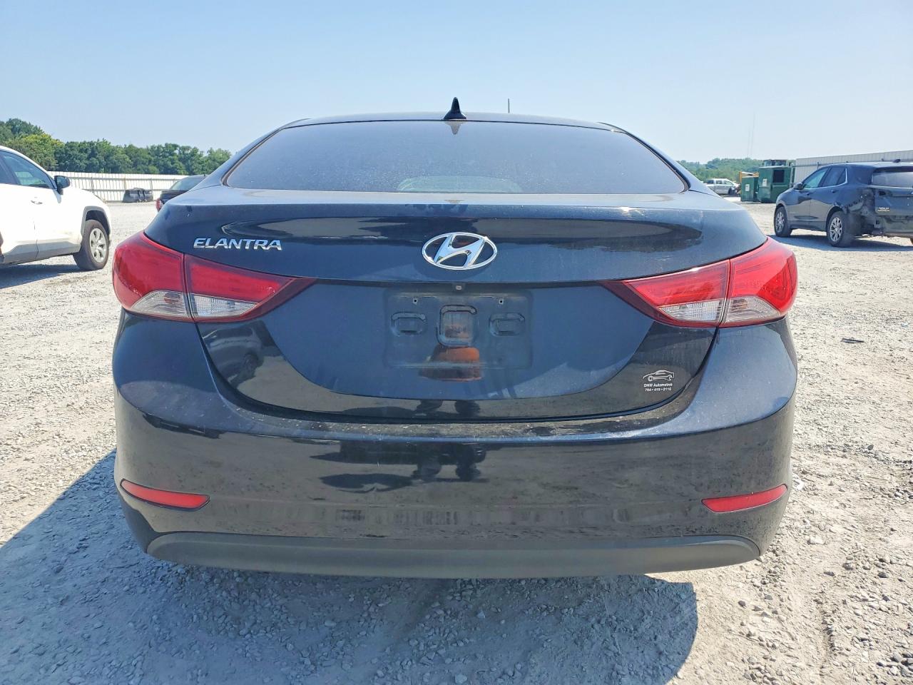 2014 Hyundai Elantra Se Black vin: KMHDH4AE8EU062320
