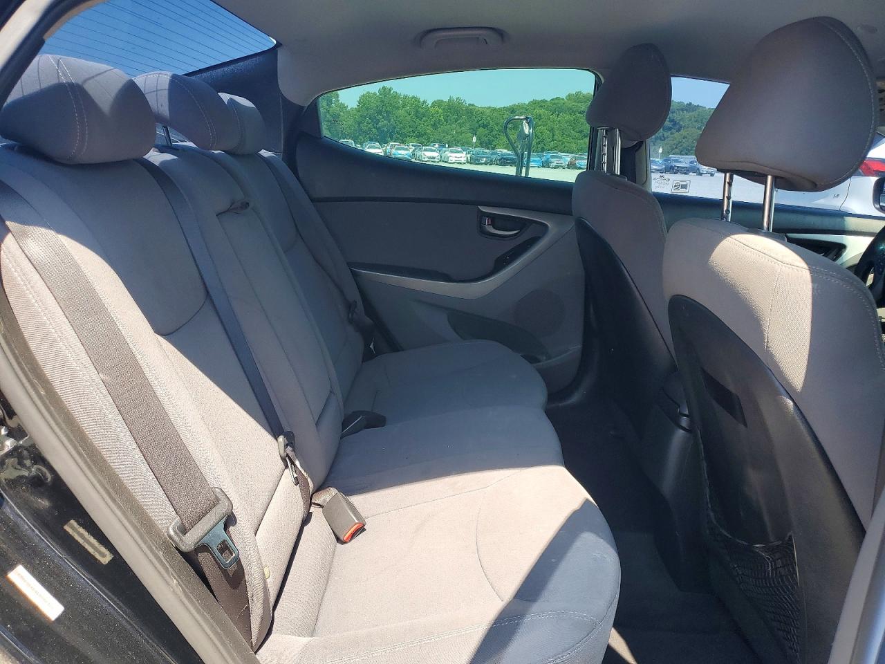 2014 Hyundai Elantra Se Black vin: KMHDH4AE8EU062320