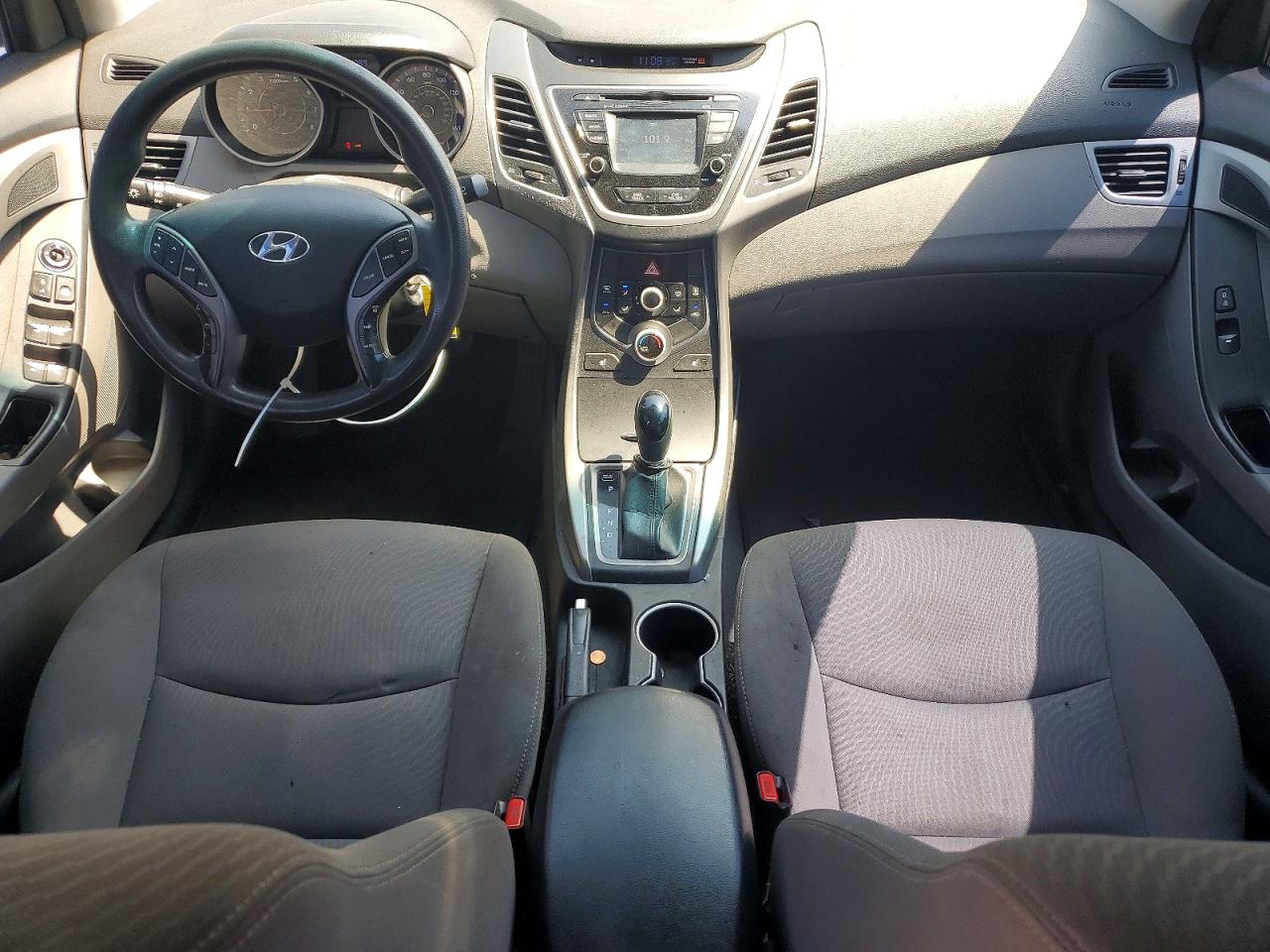 2014 Hyundai Elantra Se Black vin: KMHDH4AE8EU062320