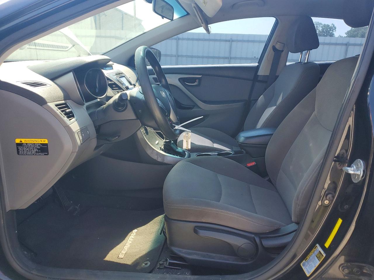 2014 Hyundai Elantra Se Black vin: KMHDH4AE8EU062320