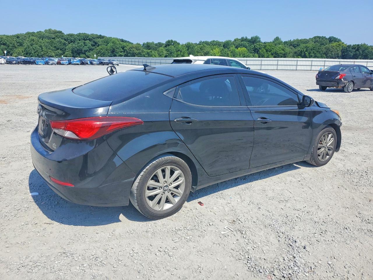 2014 Hyundai Elantra Se Black vin: KMHDH4AE8EU062320